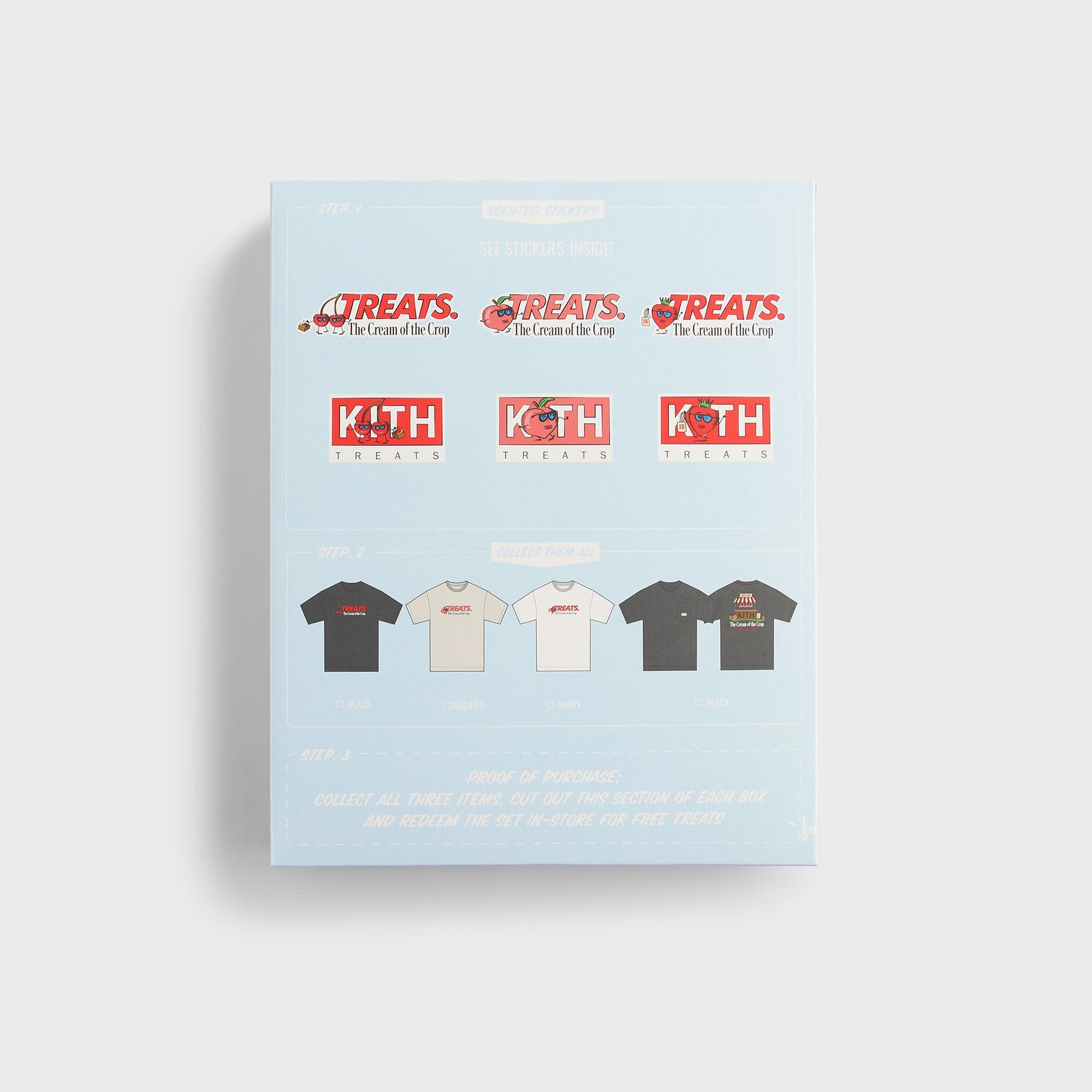 Kith Treats Peach Classic Logo Tee - Sandrift