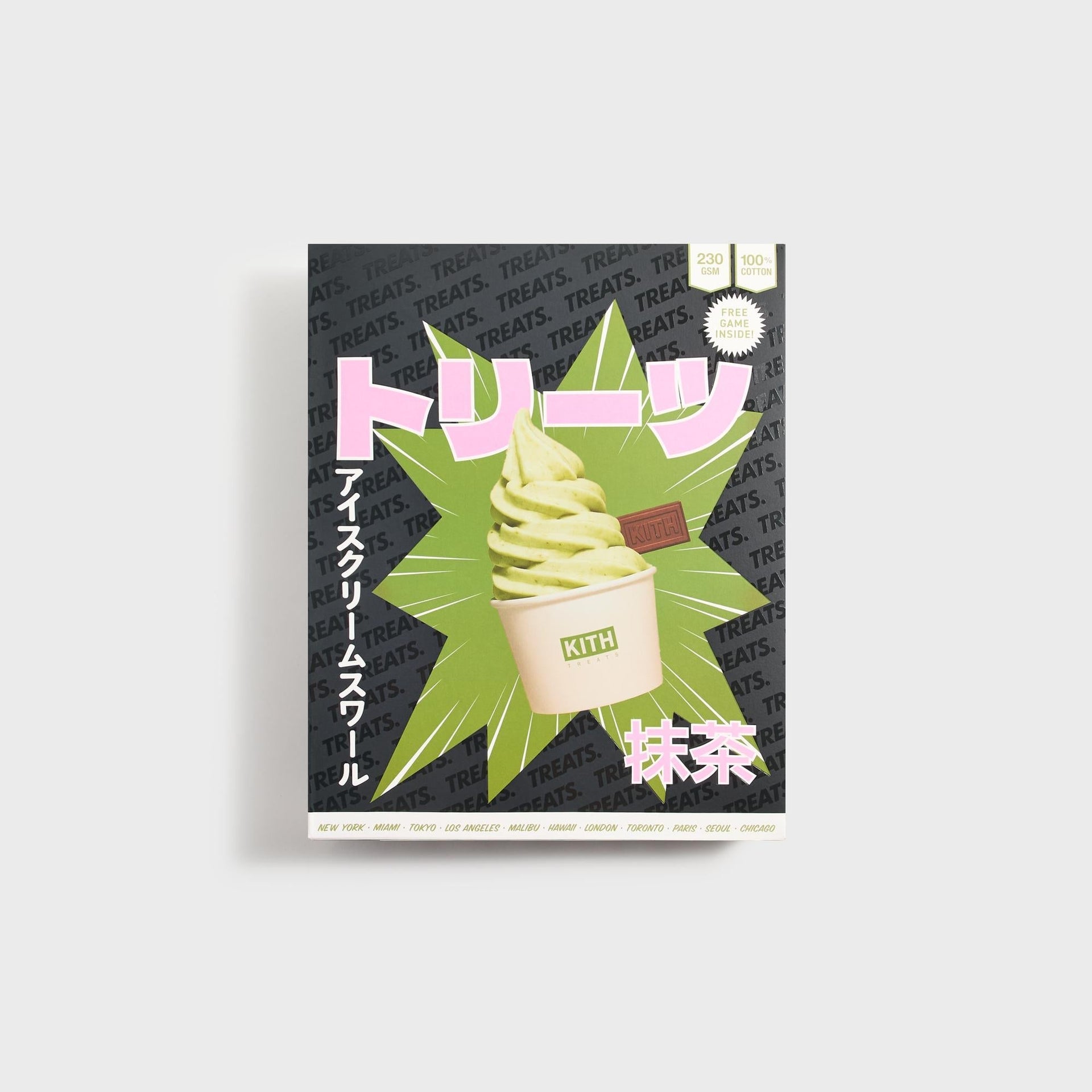 Kith Treats Matcha Poster Tee - Black - PH
