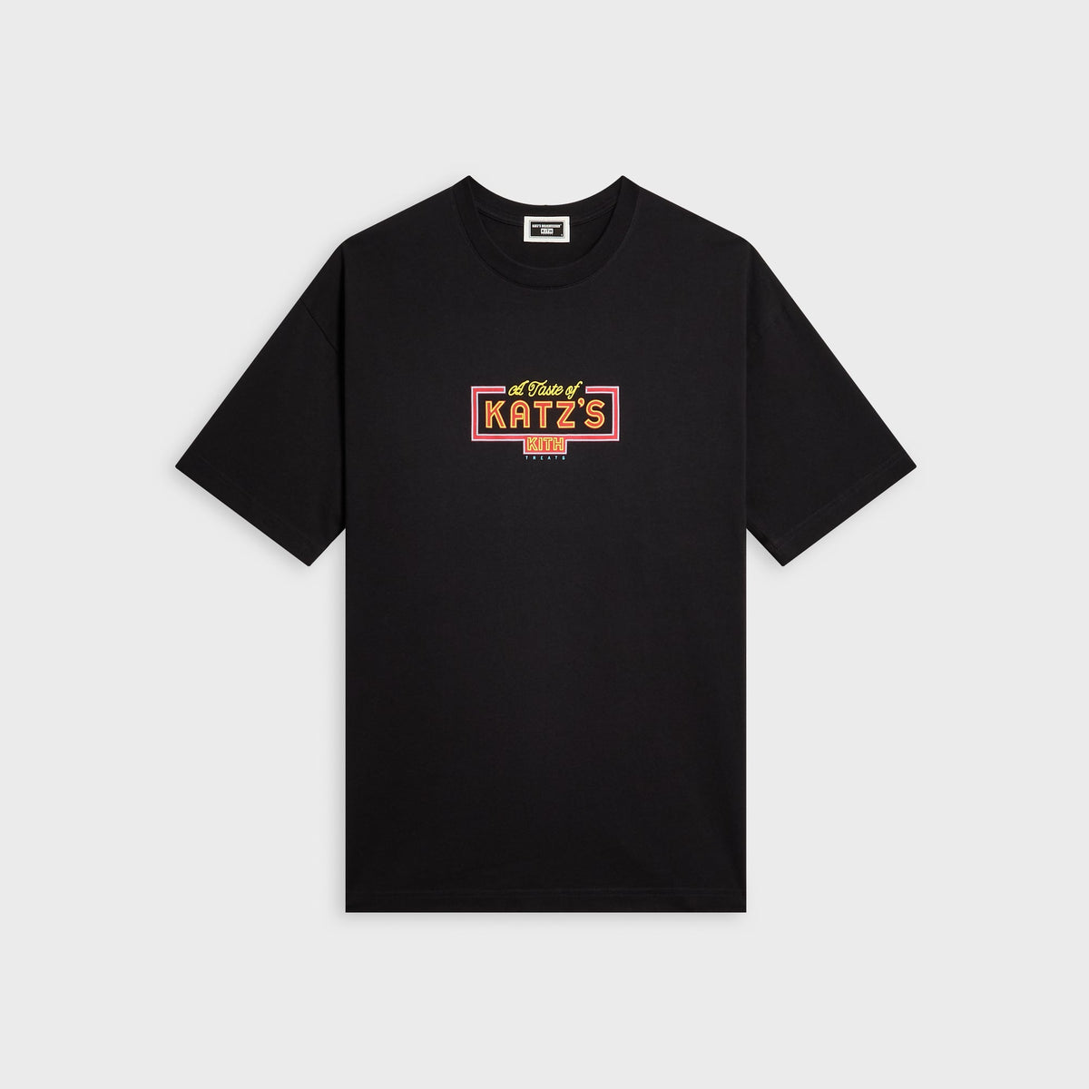 Kith Treats for Katz's Delicatessen Neon Tee - Black