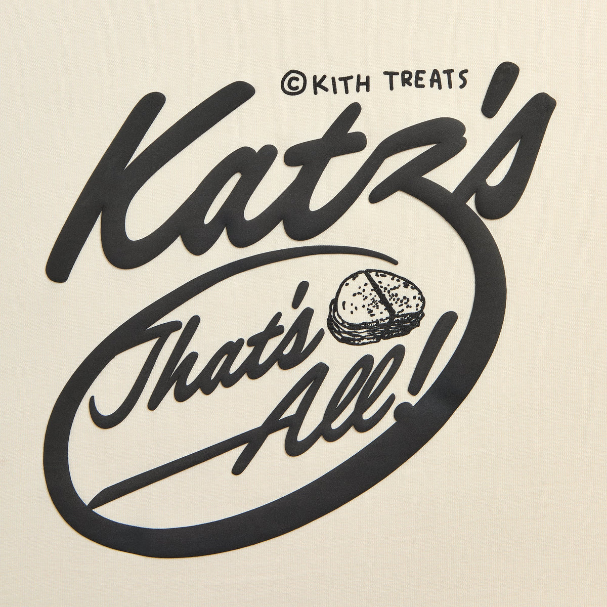 Kith Treats for Katz's Delicatessen Tee - Sandrift