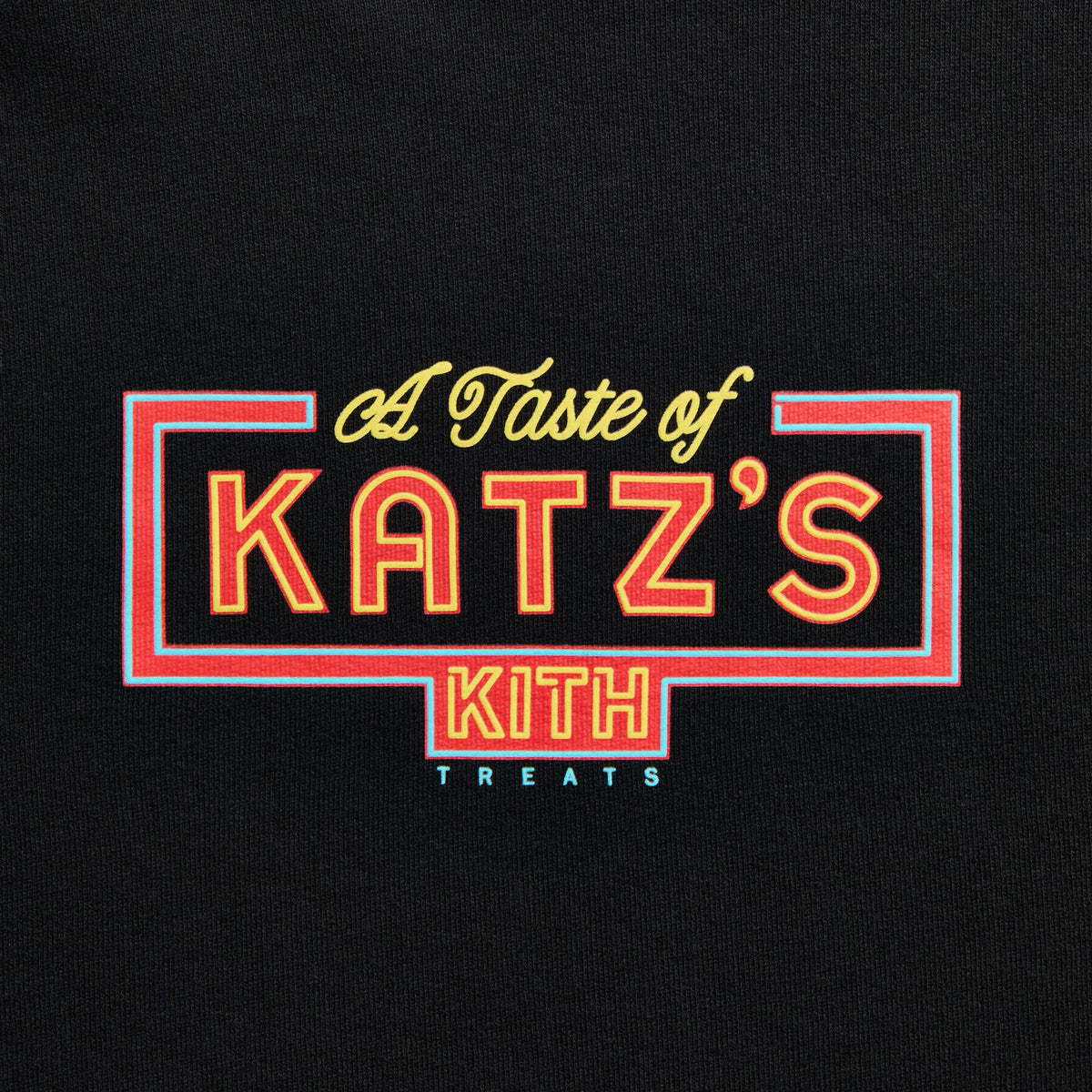 Kith Treats for Katz's Delicatessen Neon Hoodie - Black