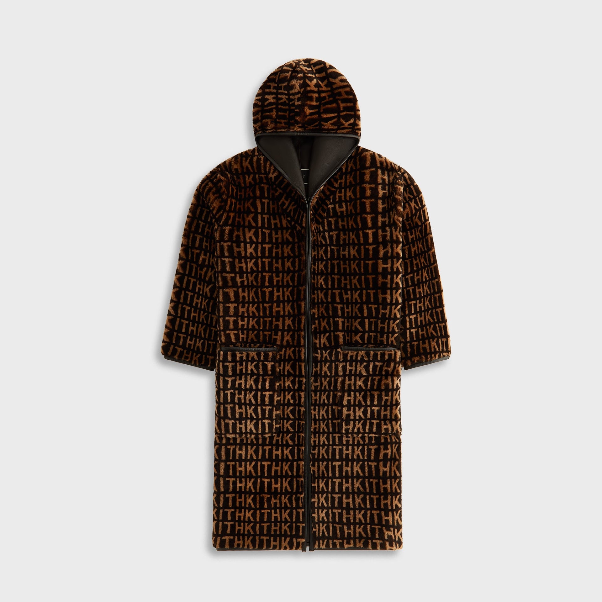 Kithmas Women Monogram Shearling Coat - Legacy