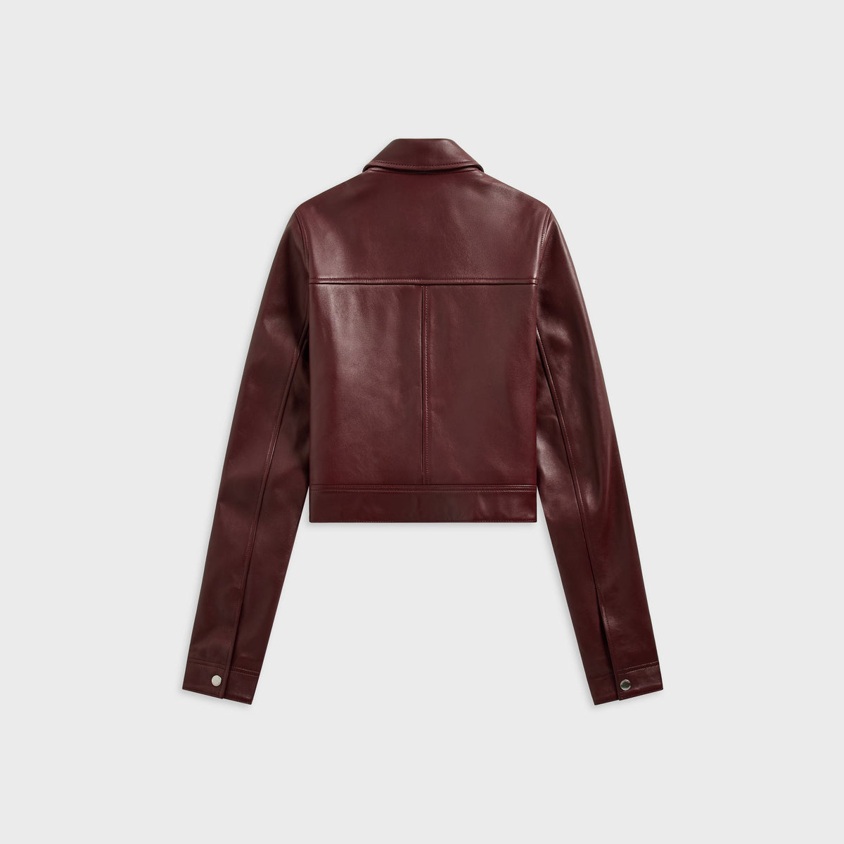 Kith Women Meika Leather Shrunken Jacket - Magma - PH