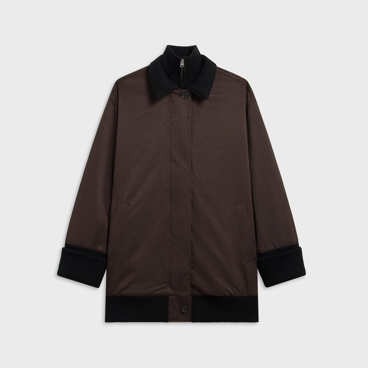 Kith Women Niall Sweater Layered Coat - Incognito - PH