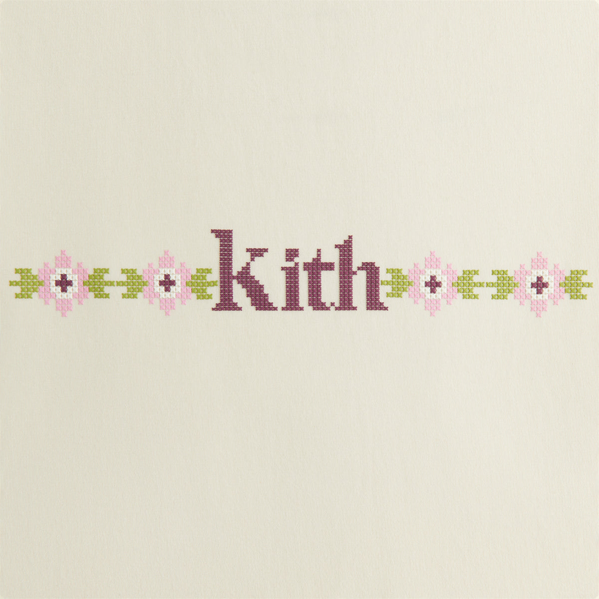 Kith Women Mulberry Needlepoint Vintage Tee - Sandrift