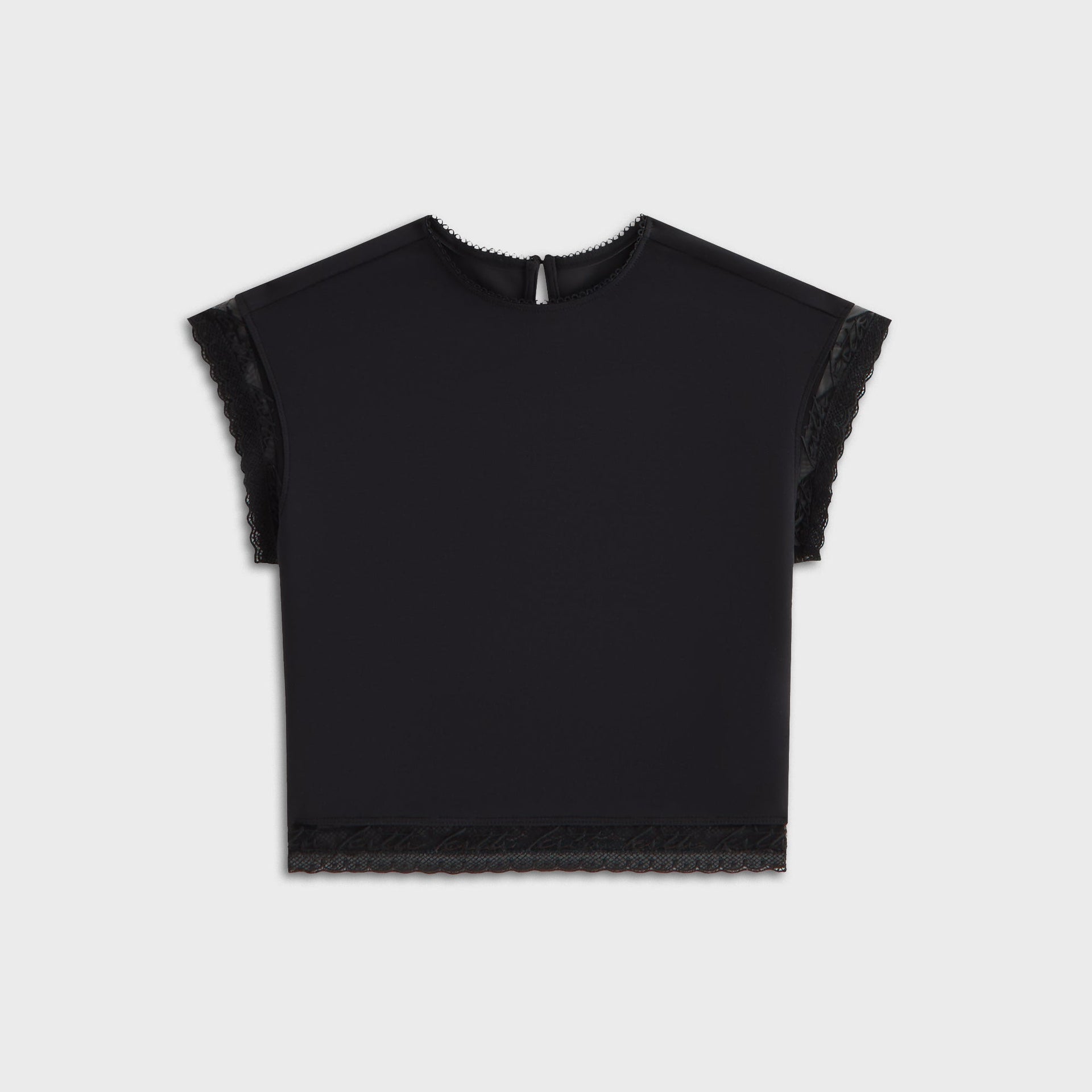 Lisa for Kith Women Cara Cropped Tee - Black