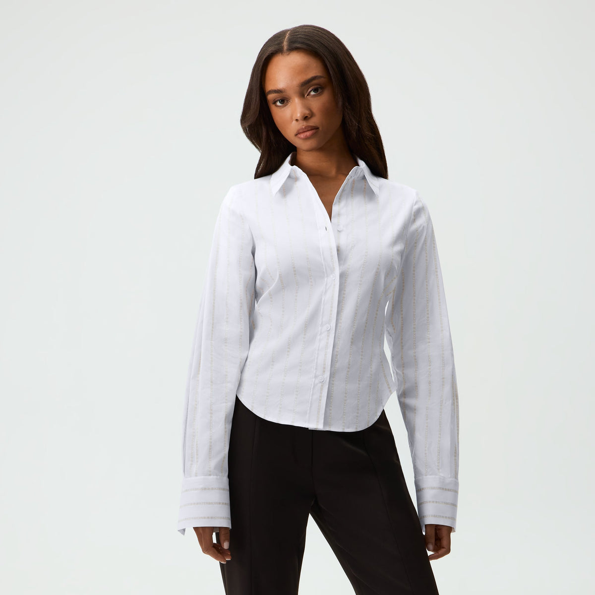 Kith Women Seiko Striped Shirt - White