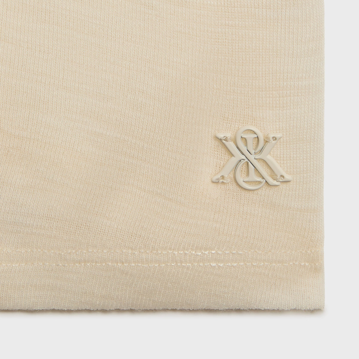 Kith Women Mulberry IV Wool Jersey Tee - Sandrift