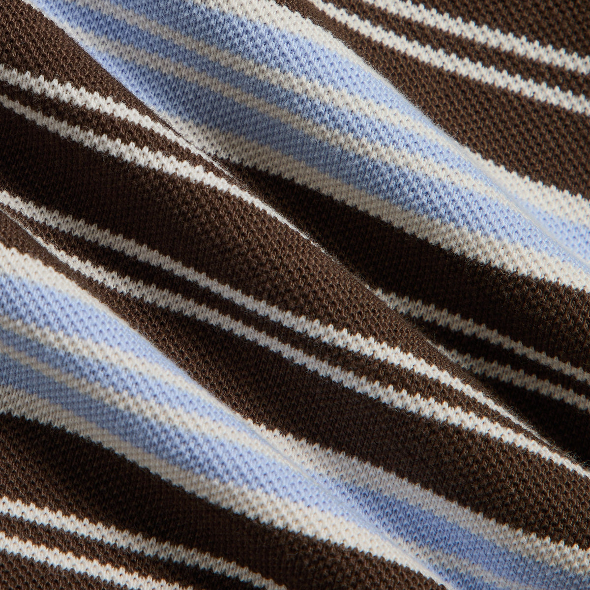 Kith Women Sadie Striped Polo Long Sleeve - Legacy