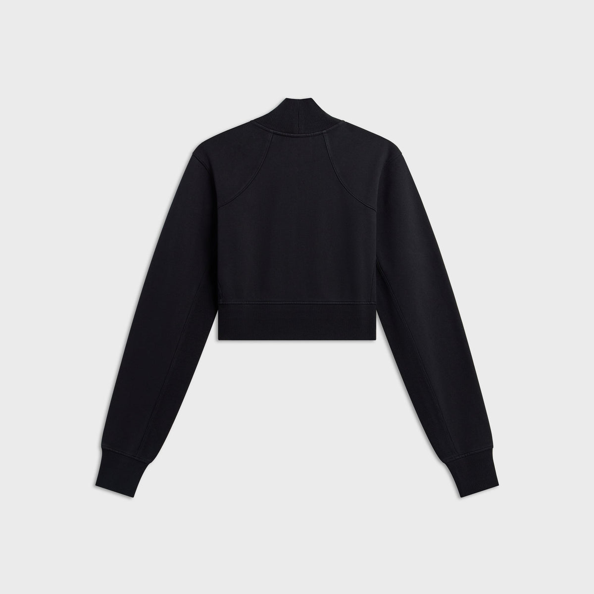 Kith Women Davin Cropped Track Zip Jacket - Black