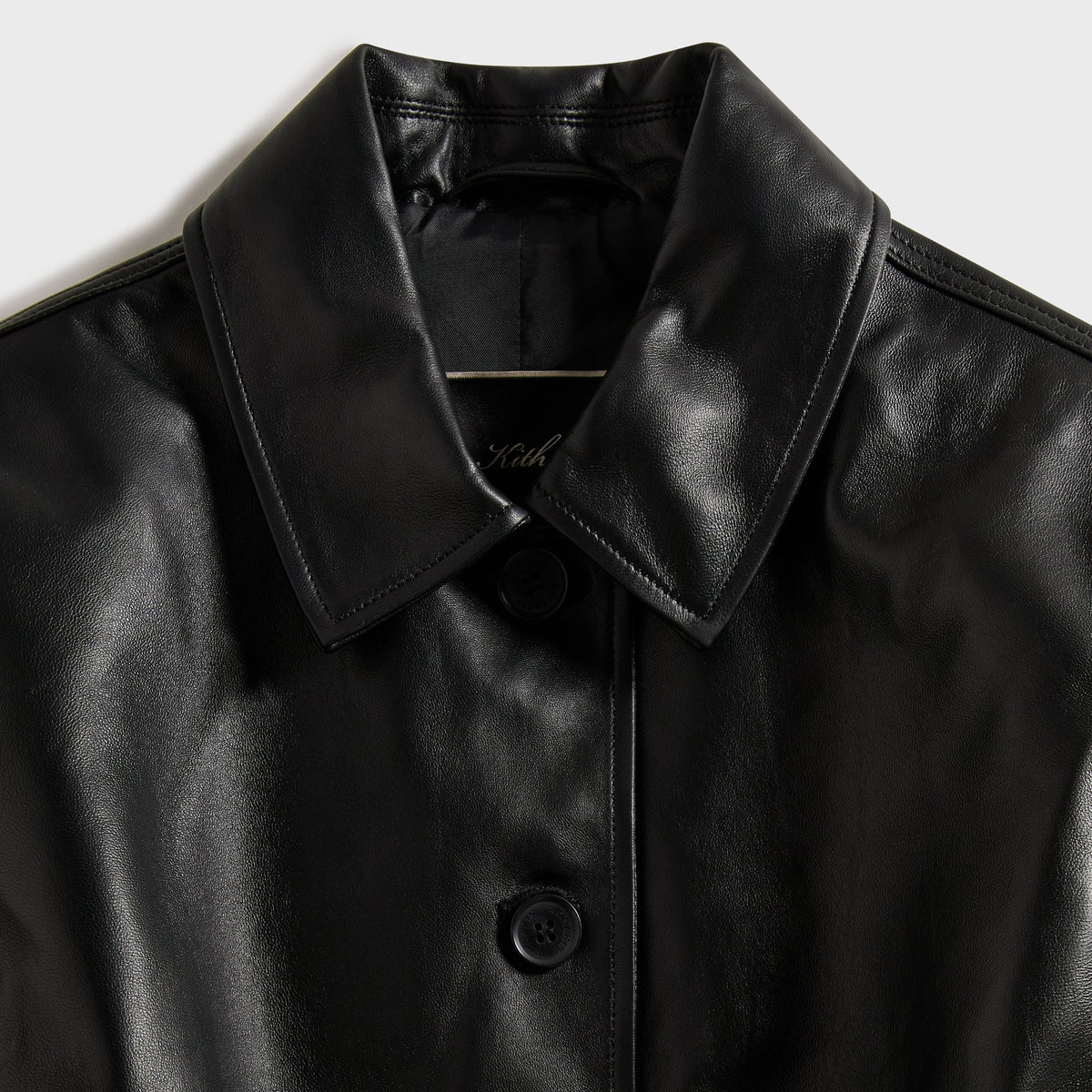 Kith Women Vivien Leather Corset Jacket - Black