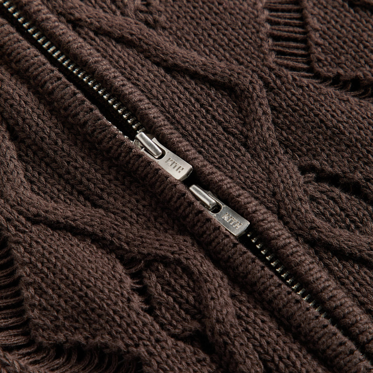 Kith Women Ina II Crochet Cable Zip Track - Incognito