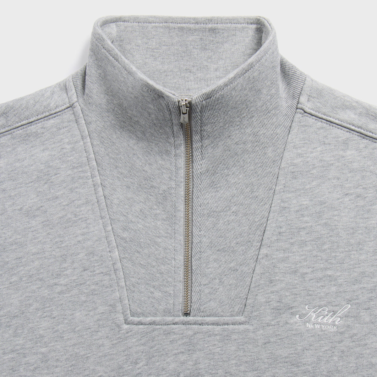 Kith Women Ryder III Quarter Zip - Cool Heather Grey