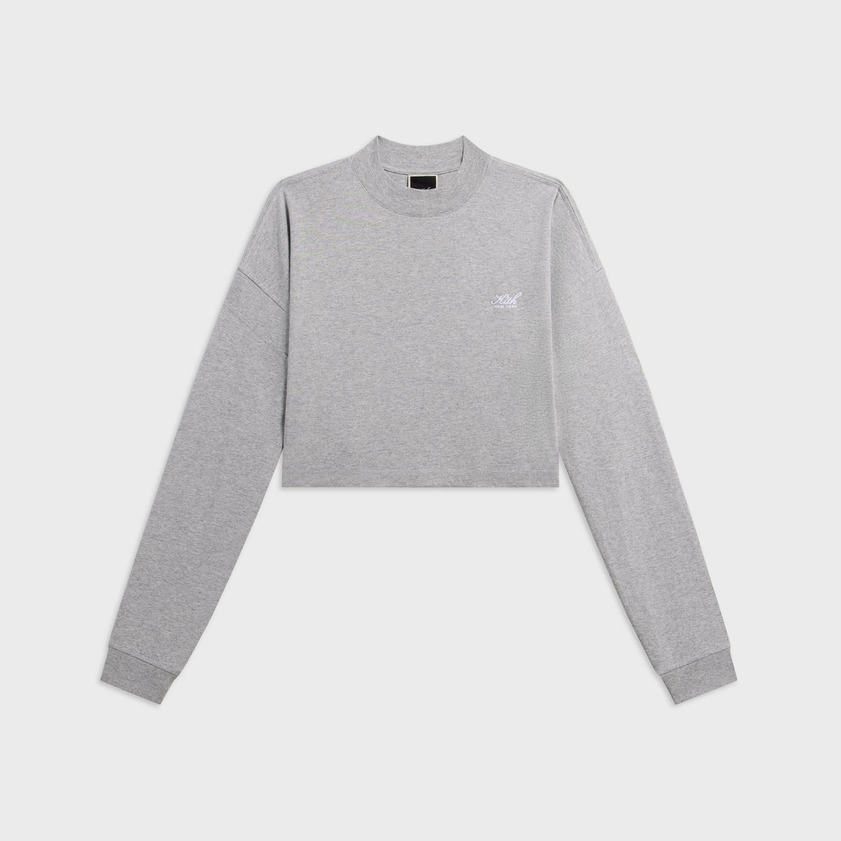 Kith Women Jasper Long Sleeve Top - Cool Heather Grey