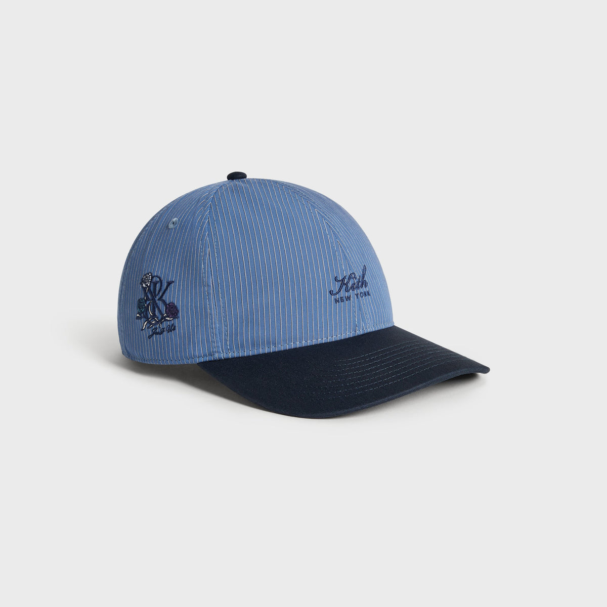 Kith Women Stripe Kith Script Classic Cap - Placid