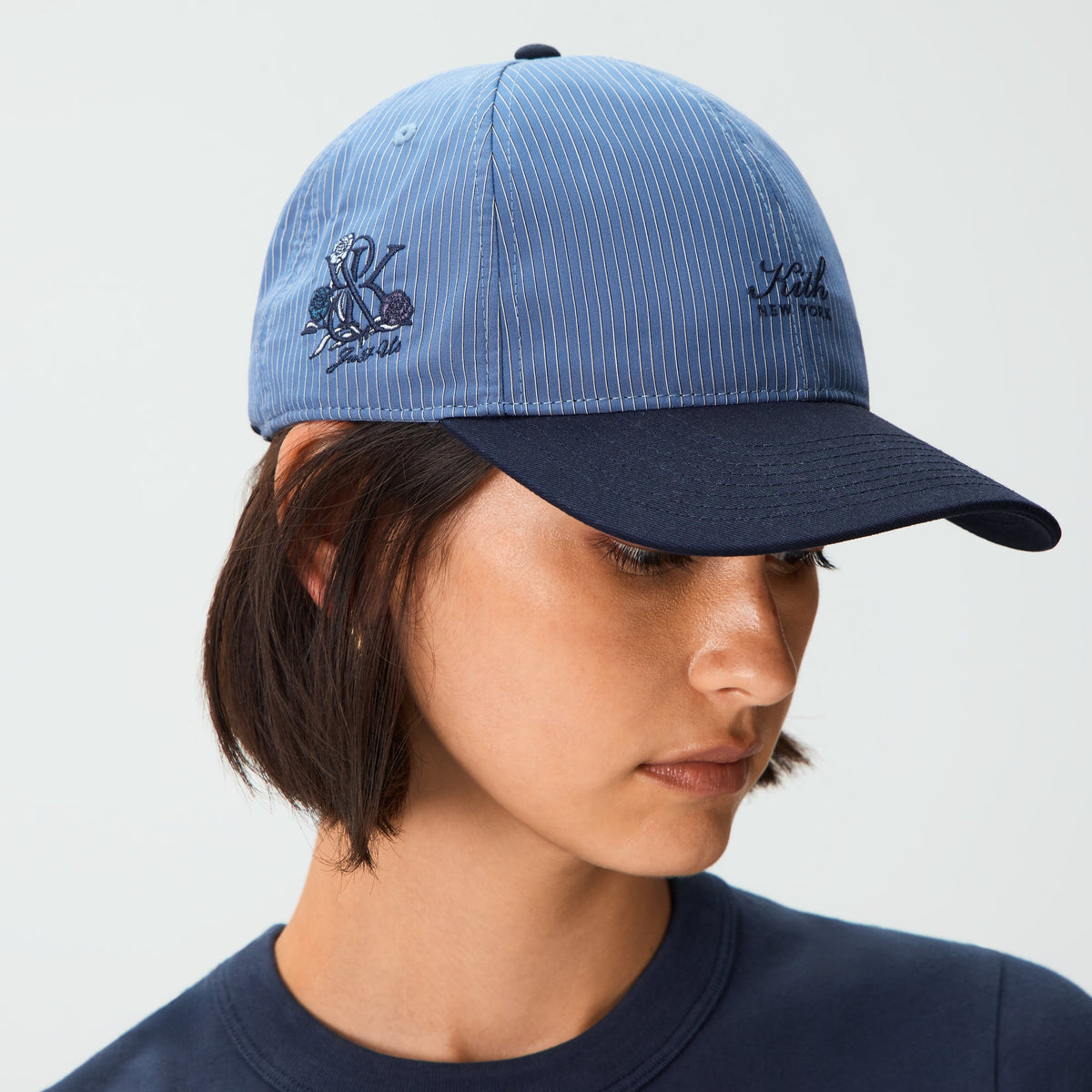 Kith Women Stripe Kith Script Classic Cap - Placid