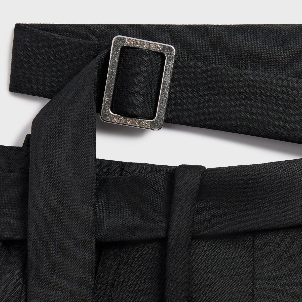 Kith Women Tallis Waist Strap Suiting Trouser - Black