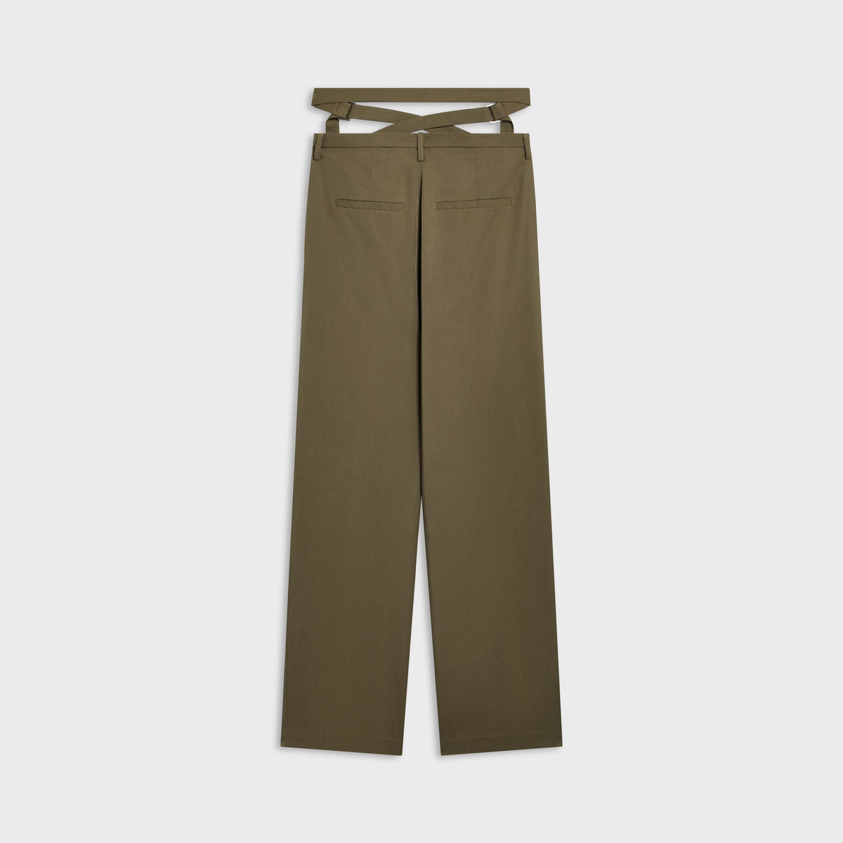 Kith Women Tallis Waist Strap Trouser - Chelonian
