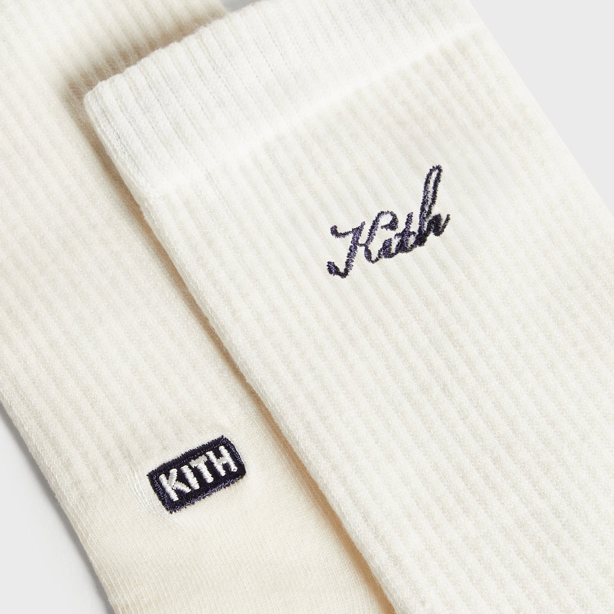 Kith Women Cotton Lightweight 3-Pack Crew Socks - Multi