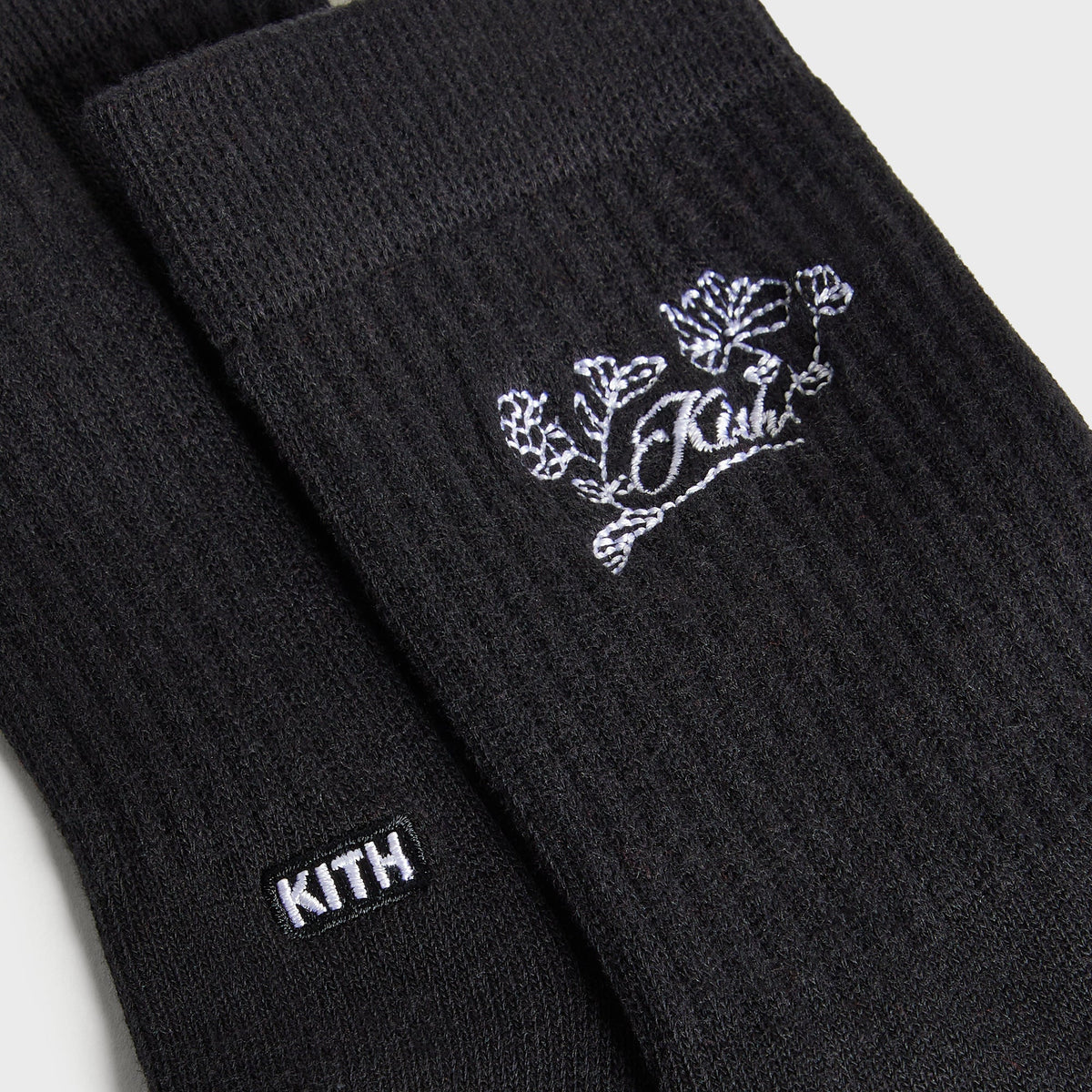 Kith Women Cotton 3-Pack Graphic Classic Mid Crew Socks - Multi