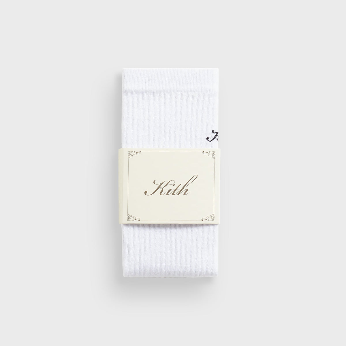 Kith Women Cotton Lightweight Crew Tabi Socks - White