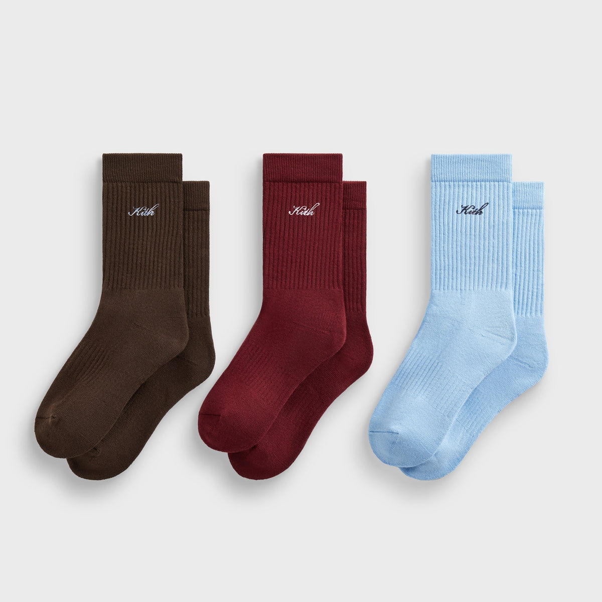 Kith Women Cotton Classic 3-Pack Crew Socks - Multi - PH