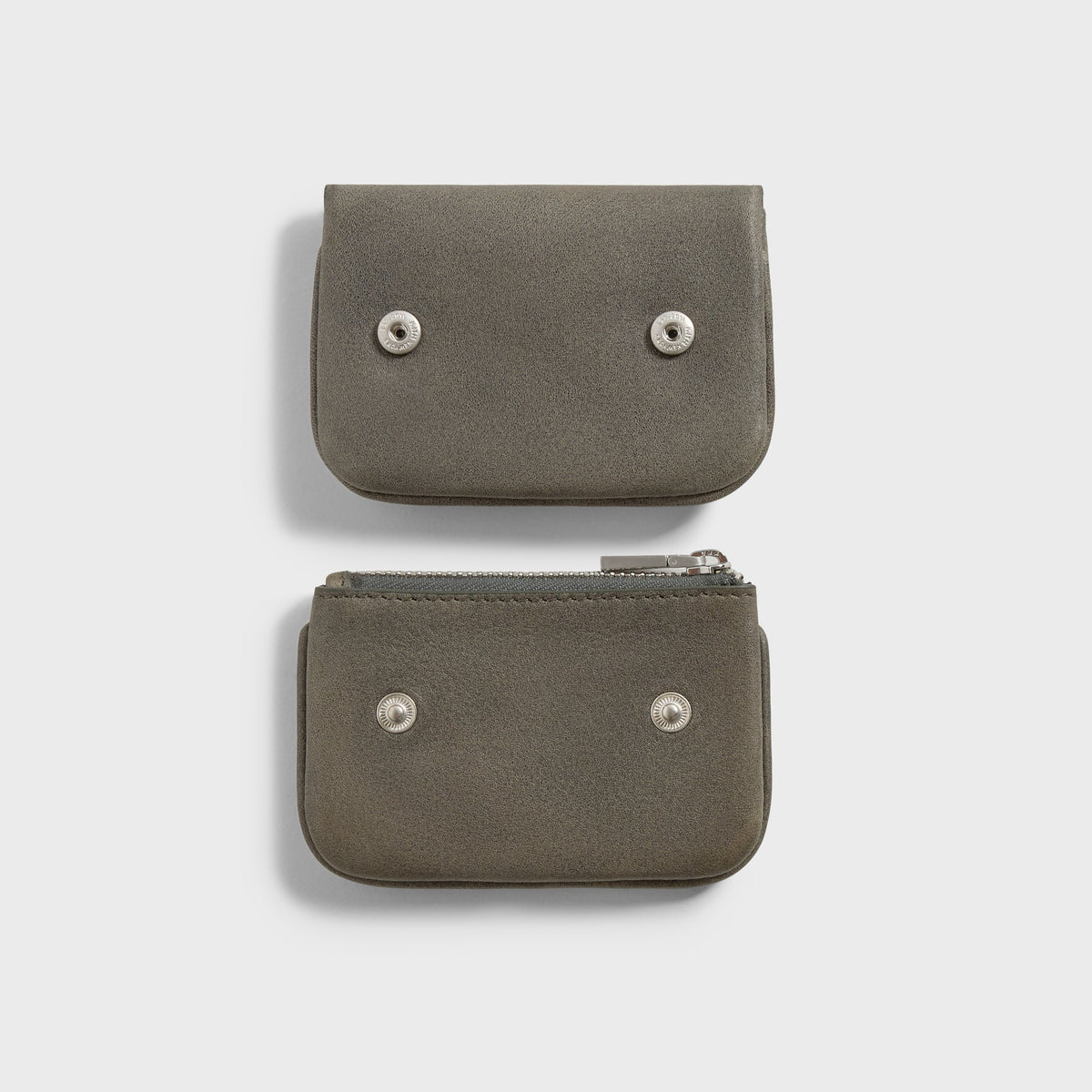 Kith Women Jerica Distressed Leather 2-in-1 Card Wallet - Burnt