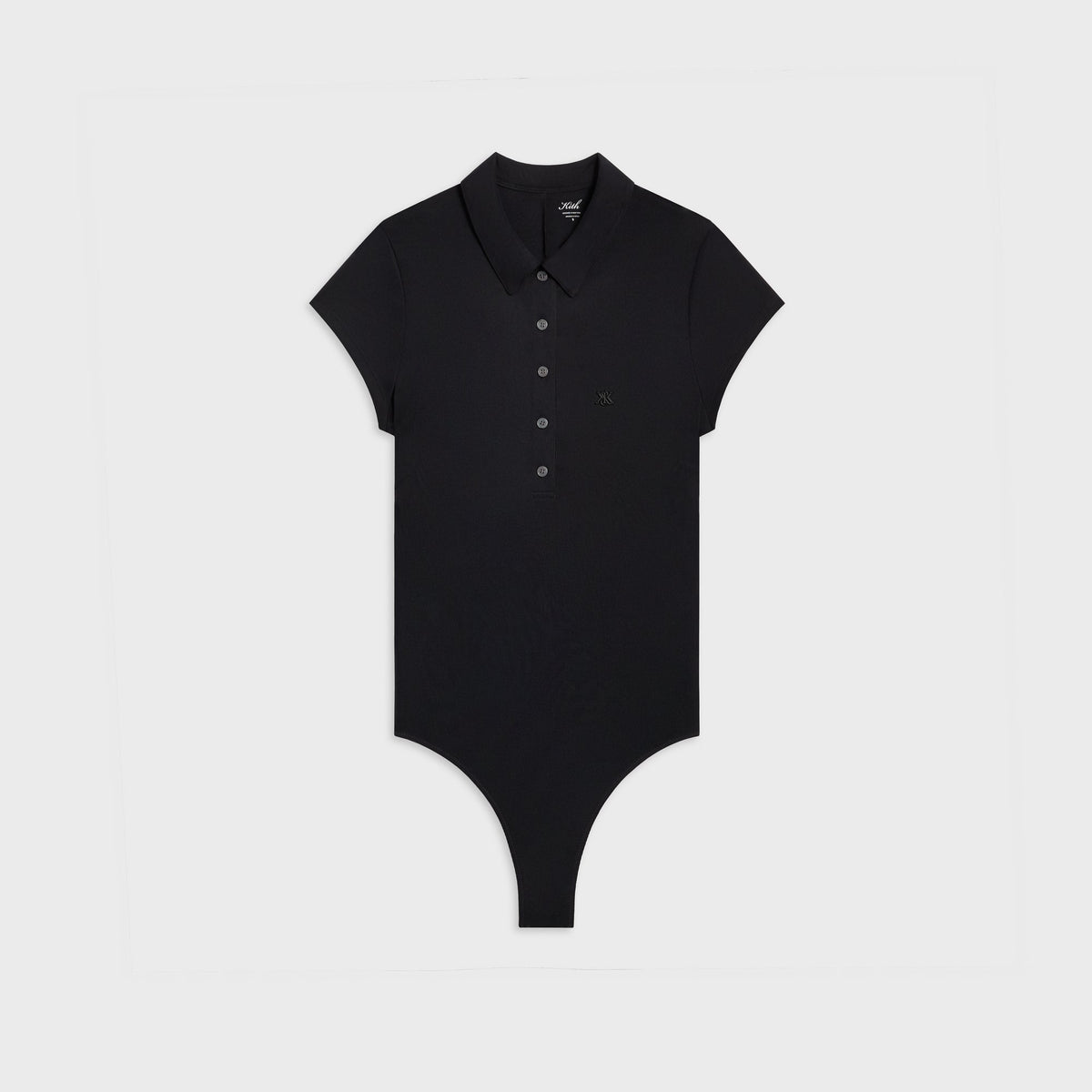 Kith Women Rose Polo Bodysuit - Black