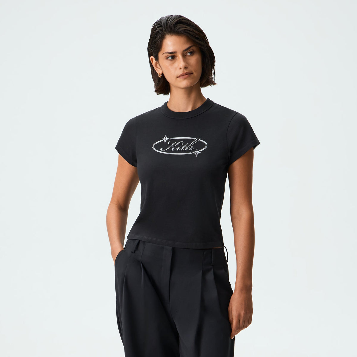 Kith Women Mulberry Vintage Monochrome Tee - Black