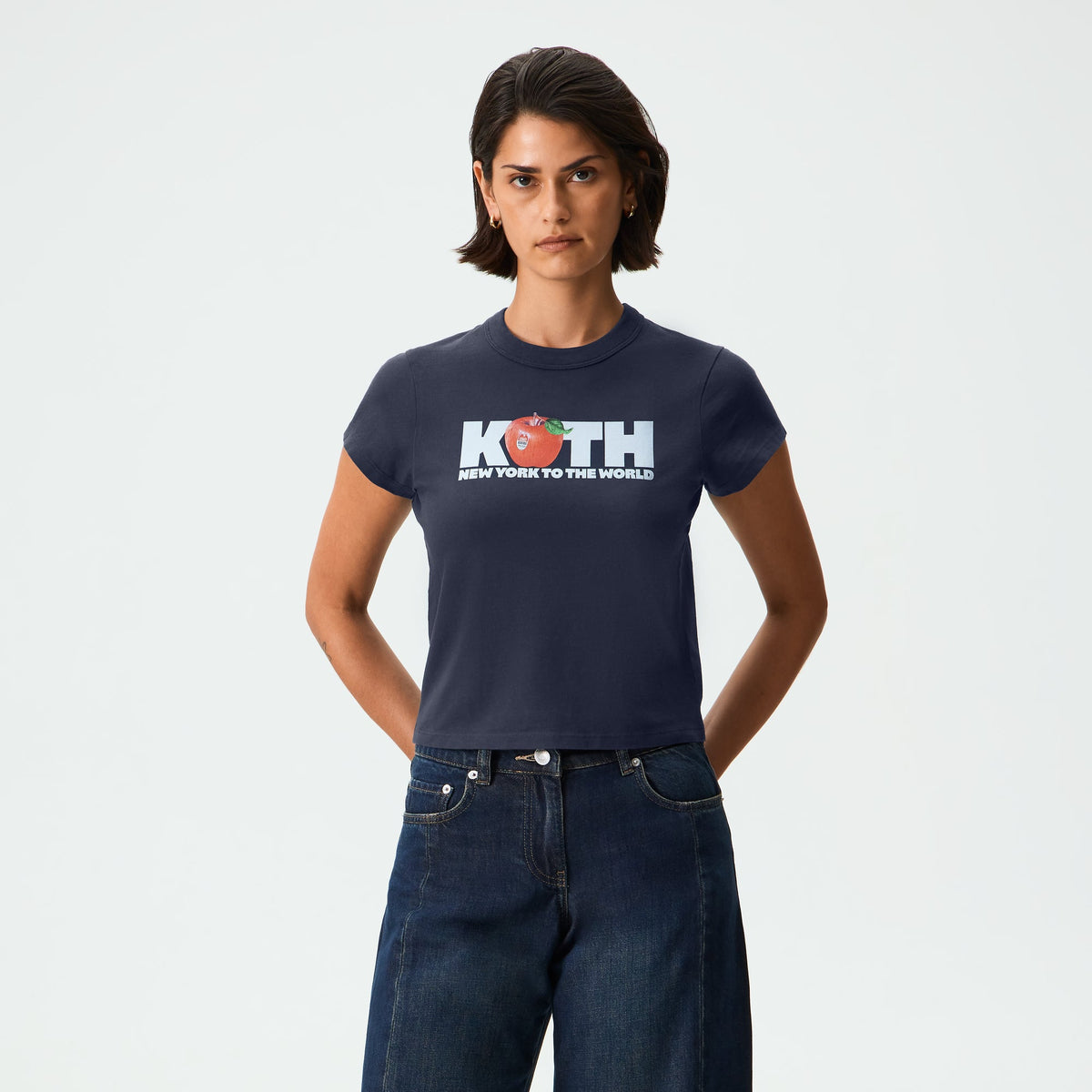 Kith Women Mulberry Vintage Apple Tee - Placid