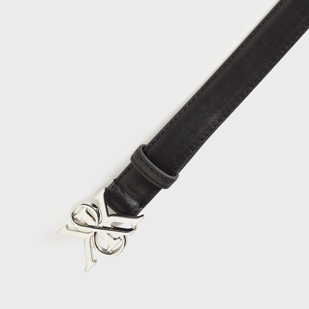Kith Women Leather Crest Belt - Black - PH