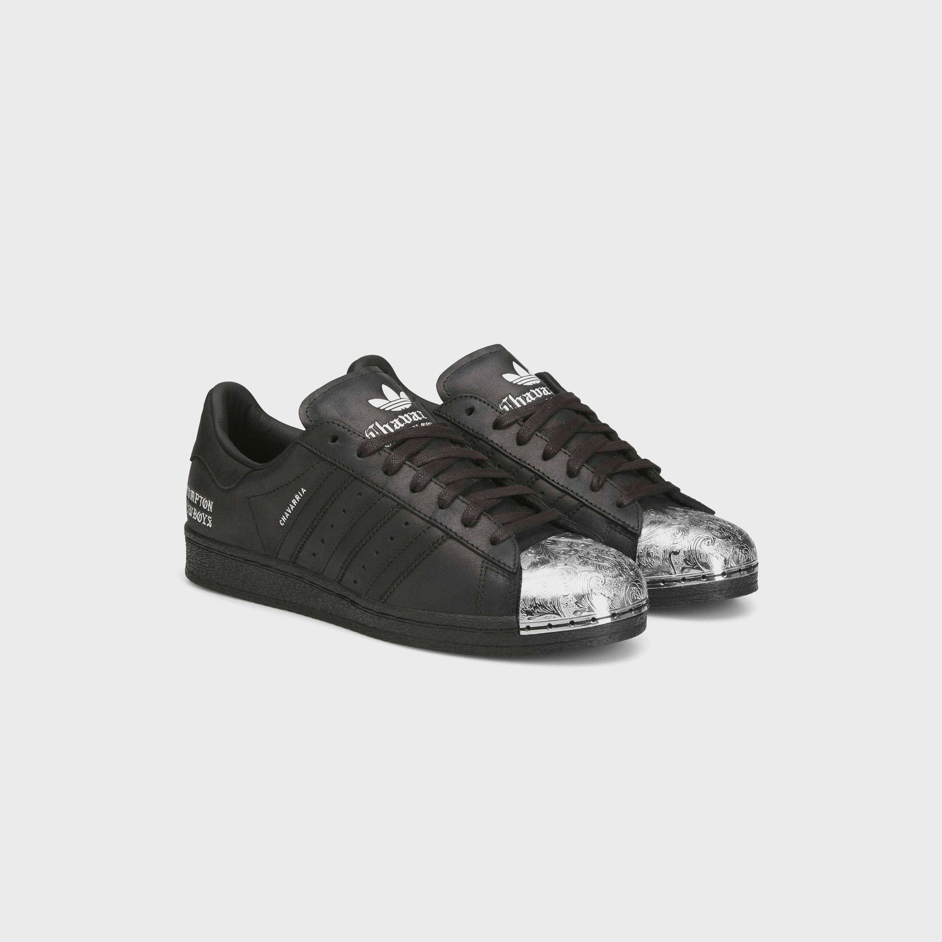 adidas x Willy Chavarria x Compton Cowboys Superstar - Core Black / Off White