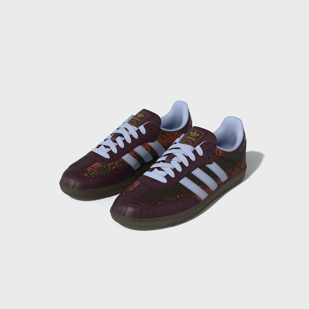adidas WMNS Samba OG - Maroon / Blue Dawn / Gold Met