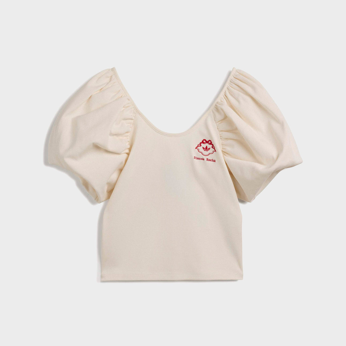 adidas x Simone Rocha Puff Sleeve Tee - Chalk White