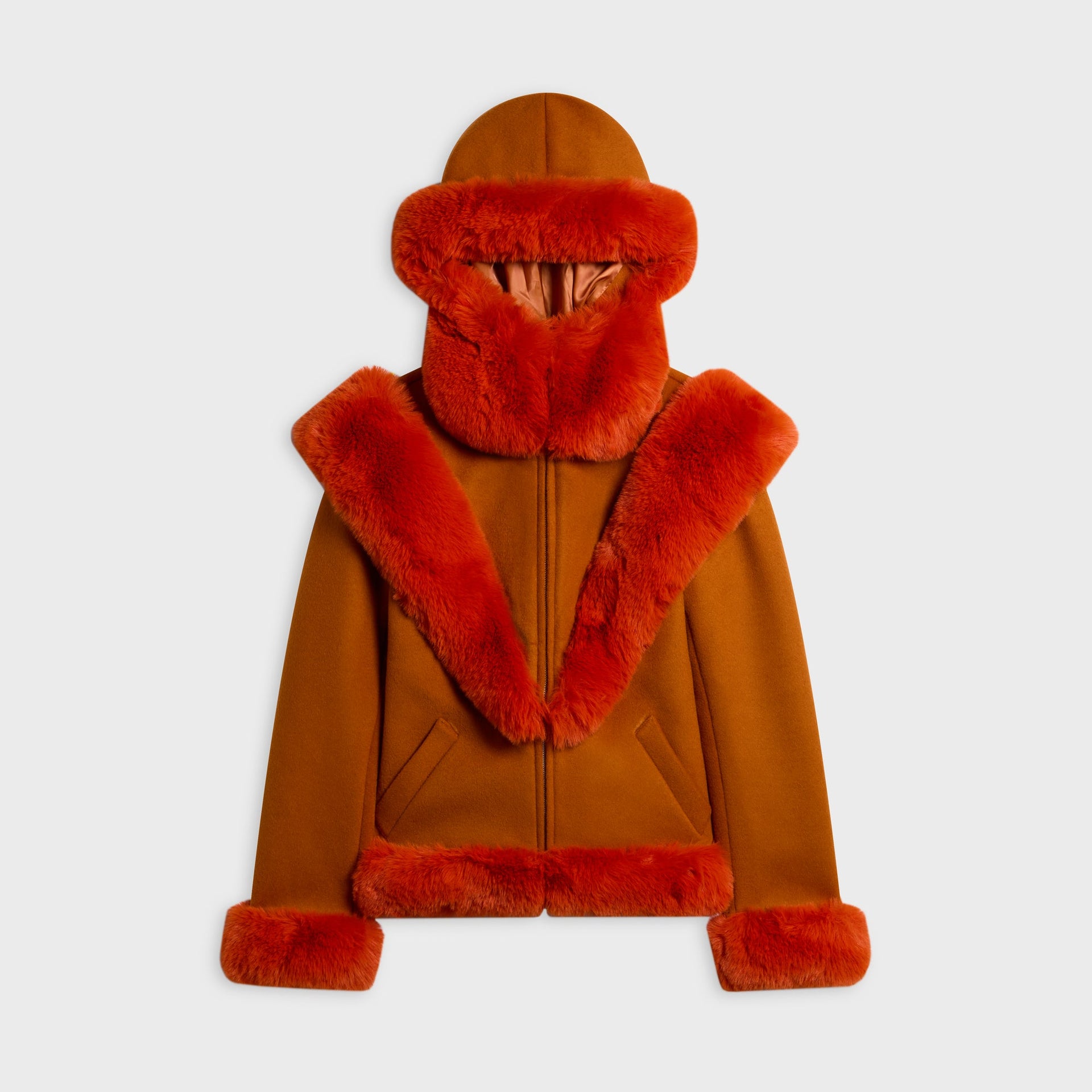 Kim Shui Mare Wool Jacket - Orange
