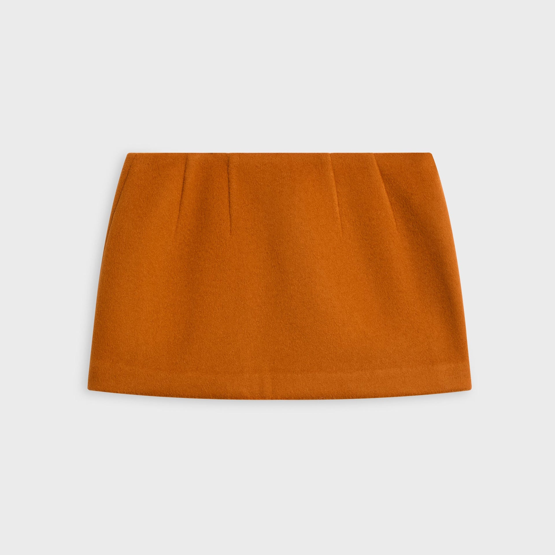 Kim Shui Mare Wool Mini Skirt - Orange