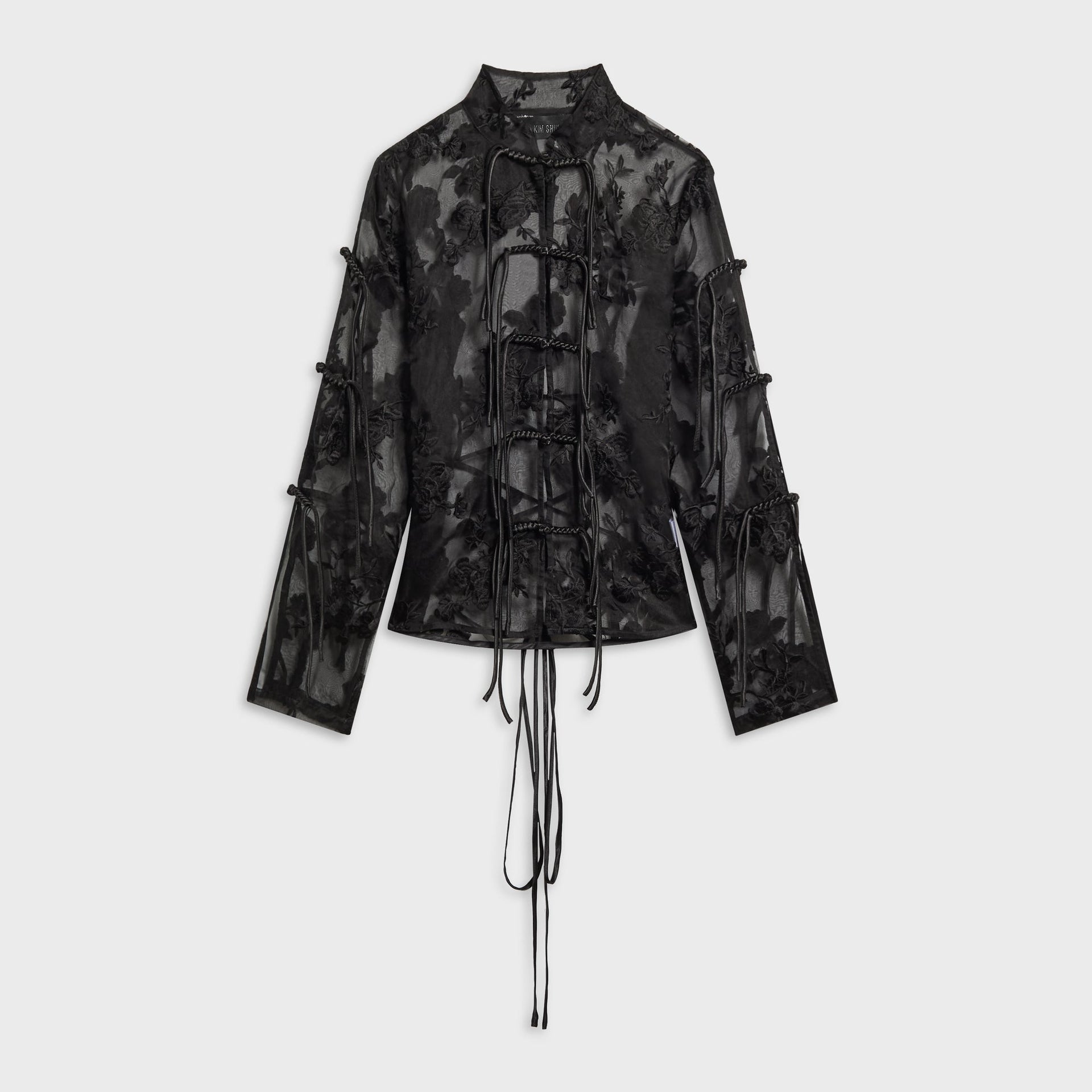 Kim Shui Selina QiPao Top - Black