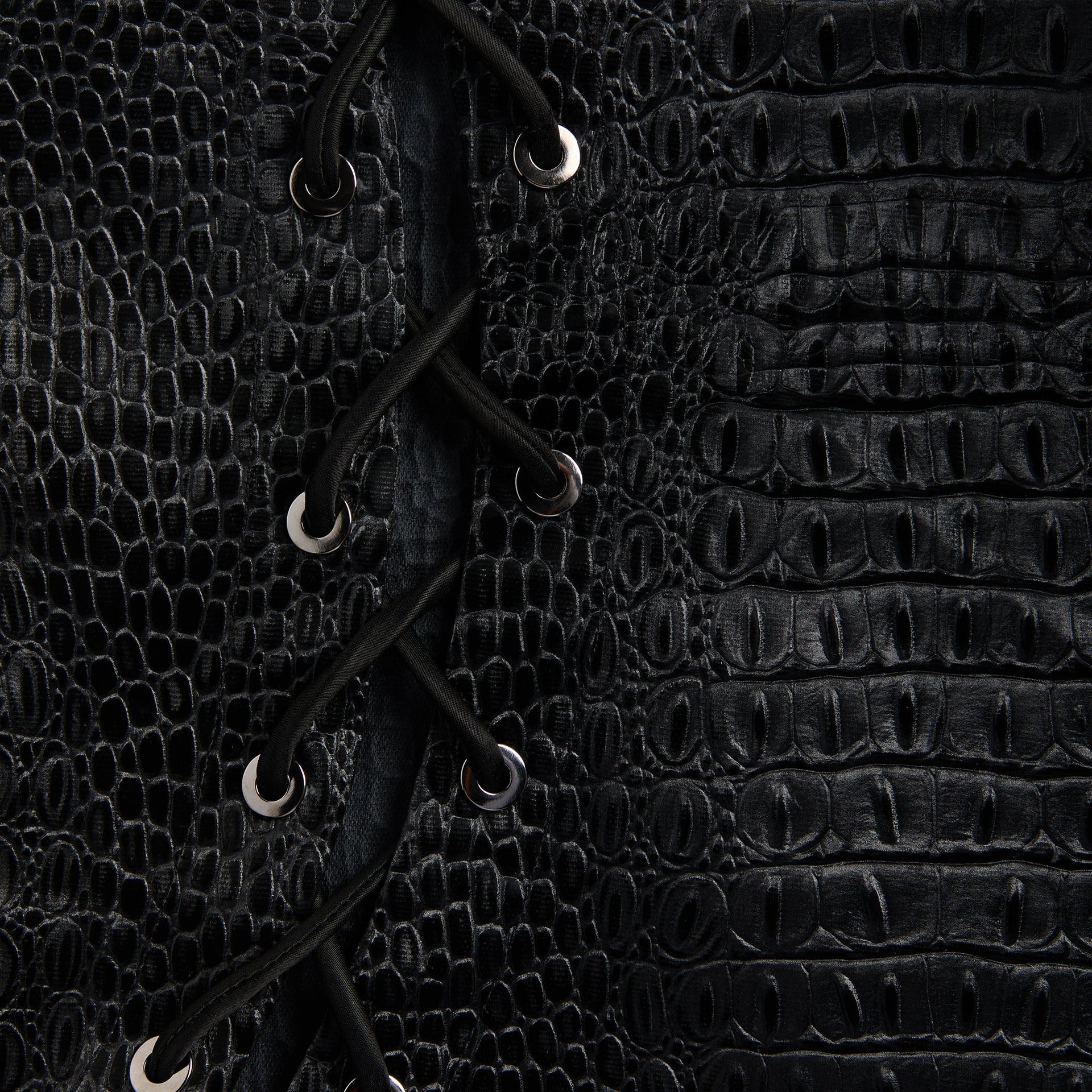 Kim Shui Jee Lace Up Pant - Black