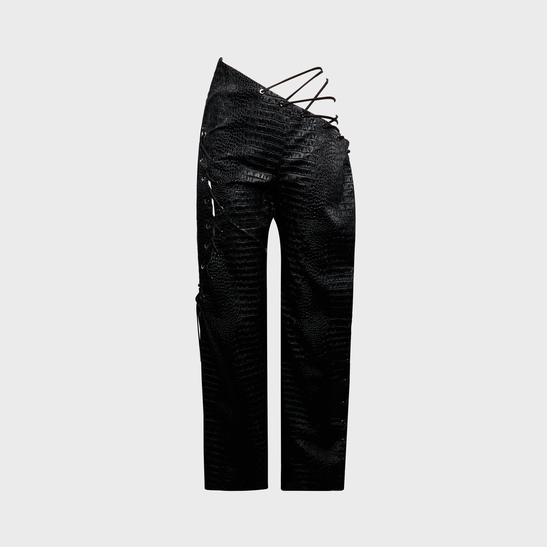 Kim Shui Jee Lace Up Pant - Black