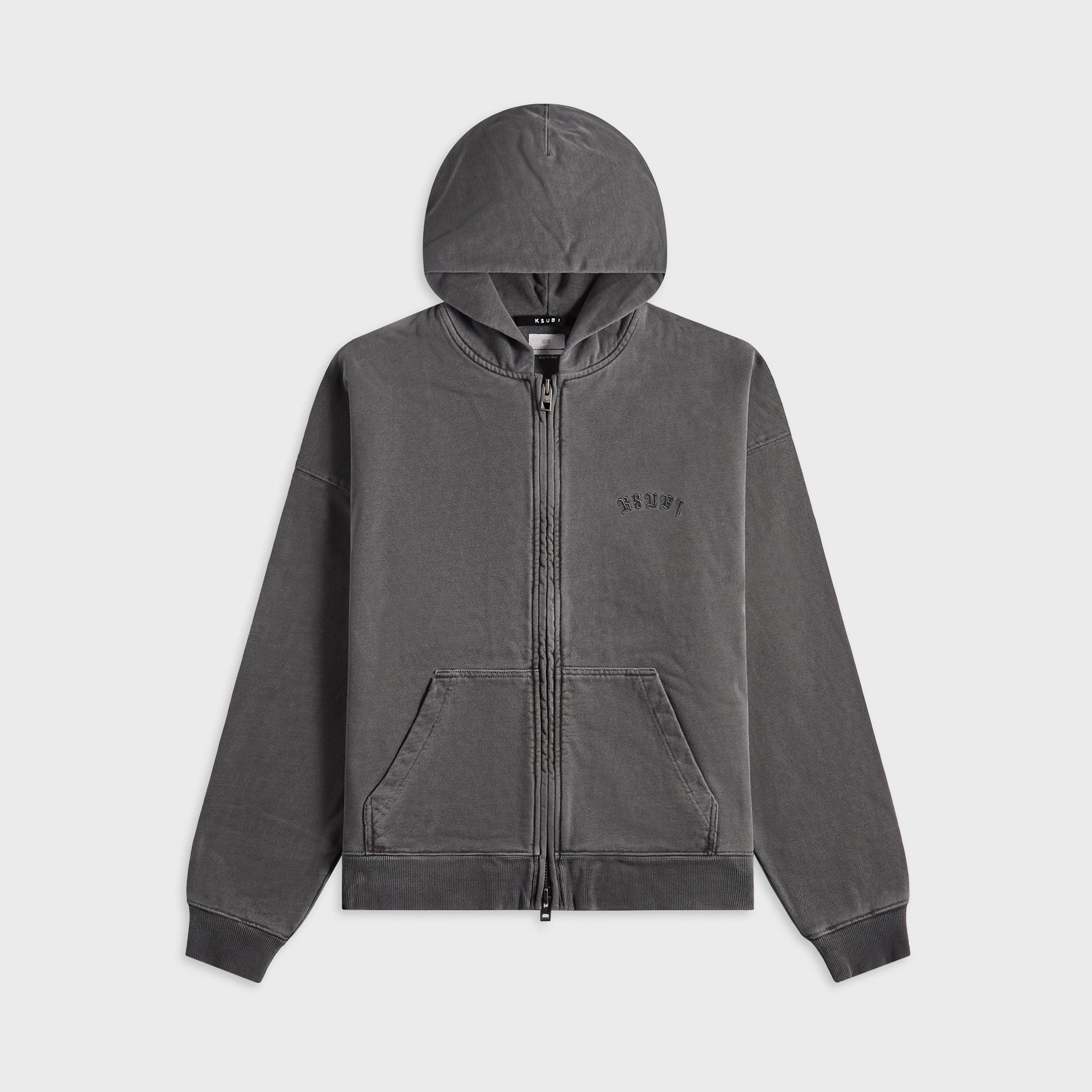 Ksubi Serpent Ekcess Hoodie - Faded Black / Charcoal