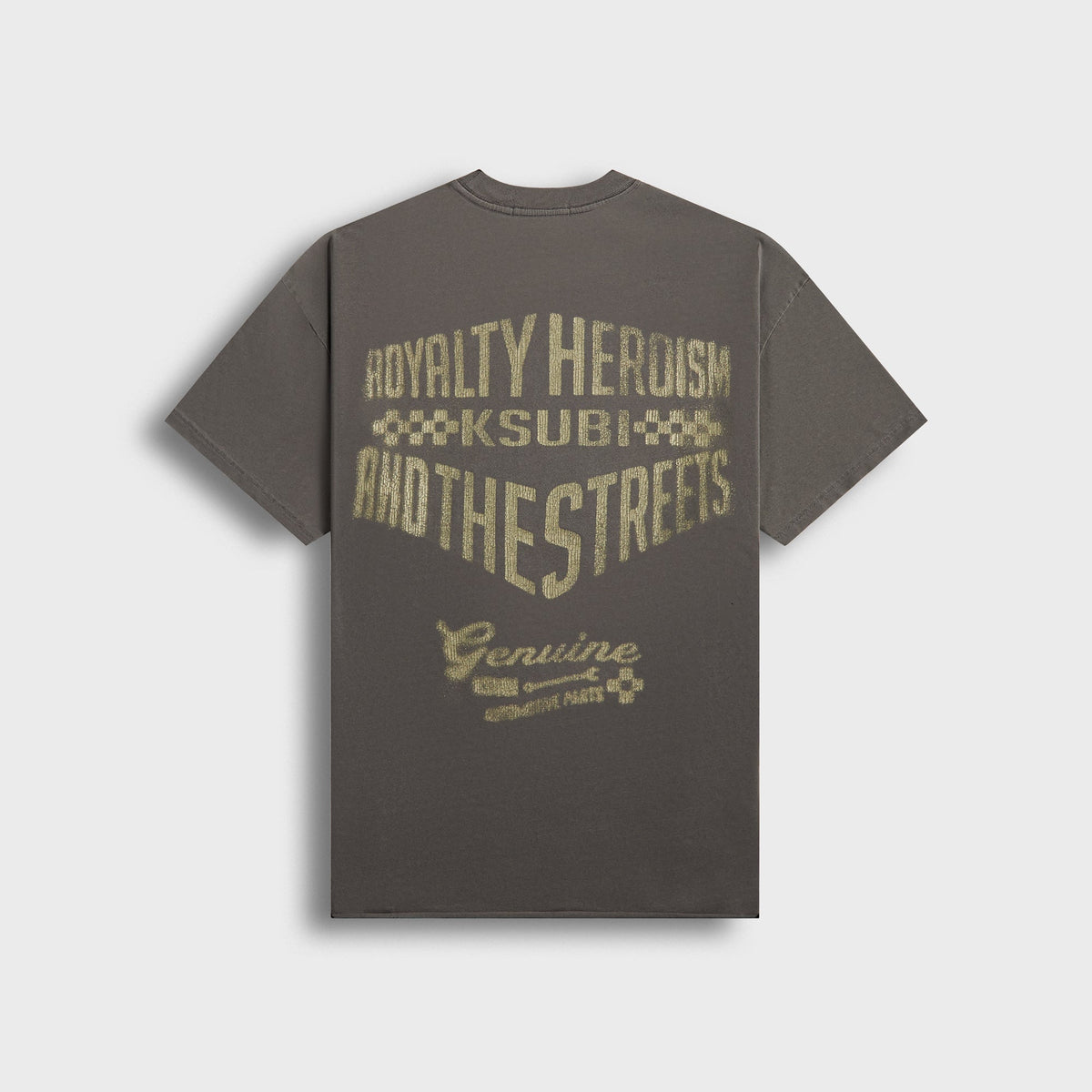 Ksubi Garage Biggie Tee in Faded Black