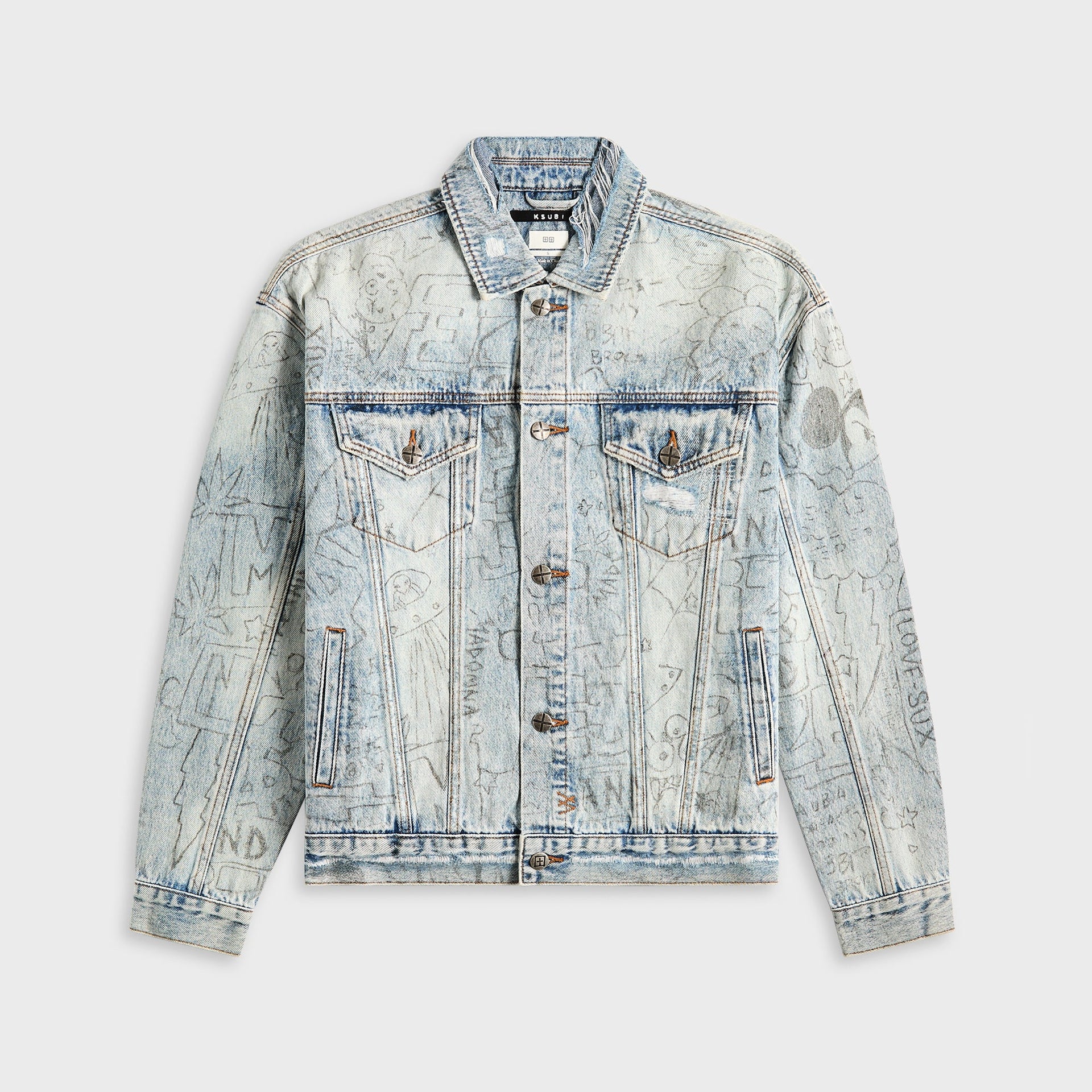 Ksubi Oh G Jacket in Bunker Blue Noize