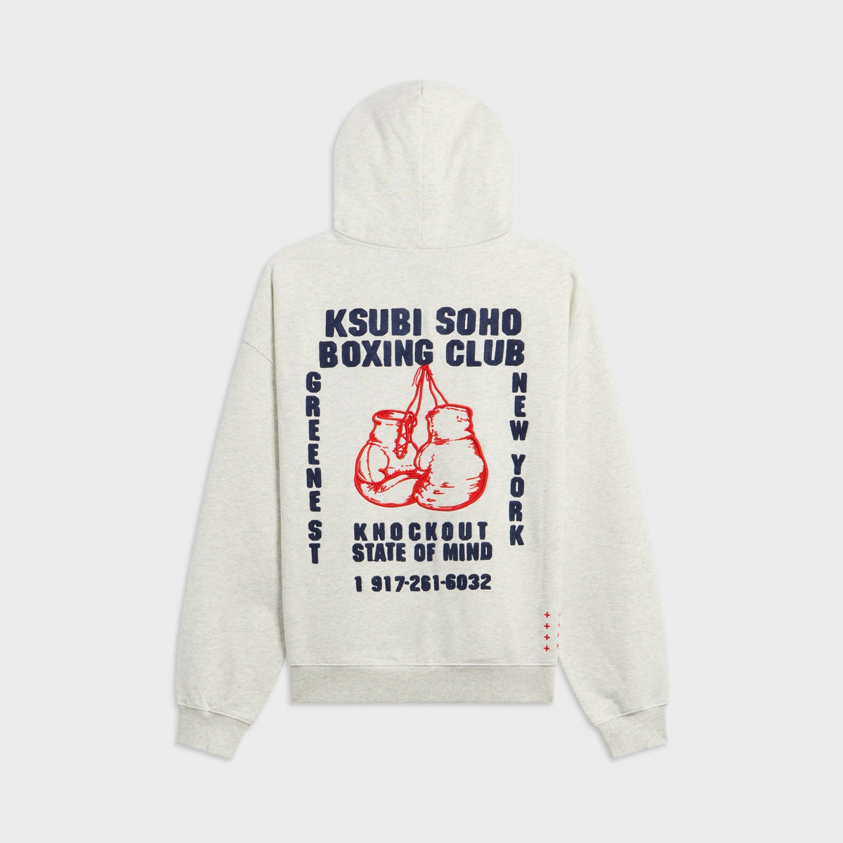 Ksubi Club Ekcess Snow Marle Hoodie - Grey