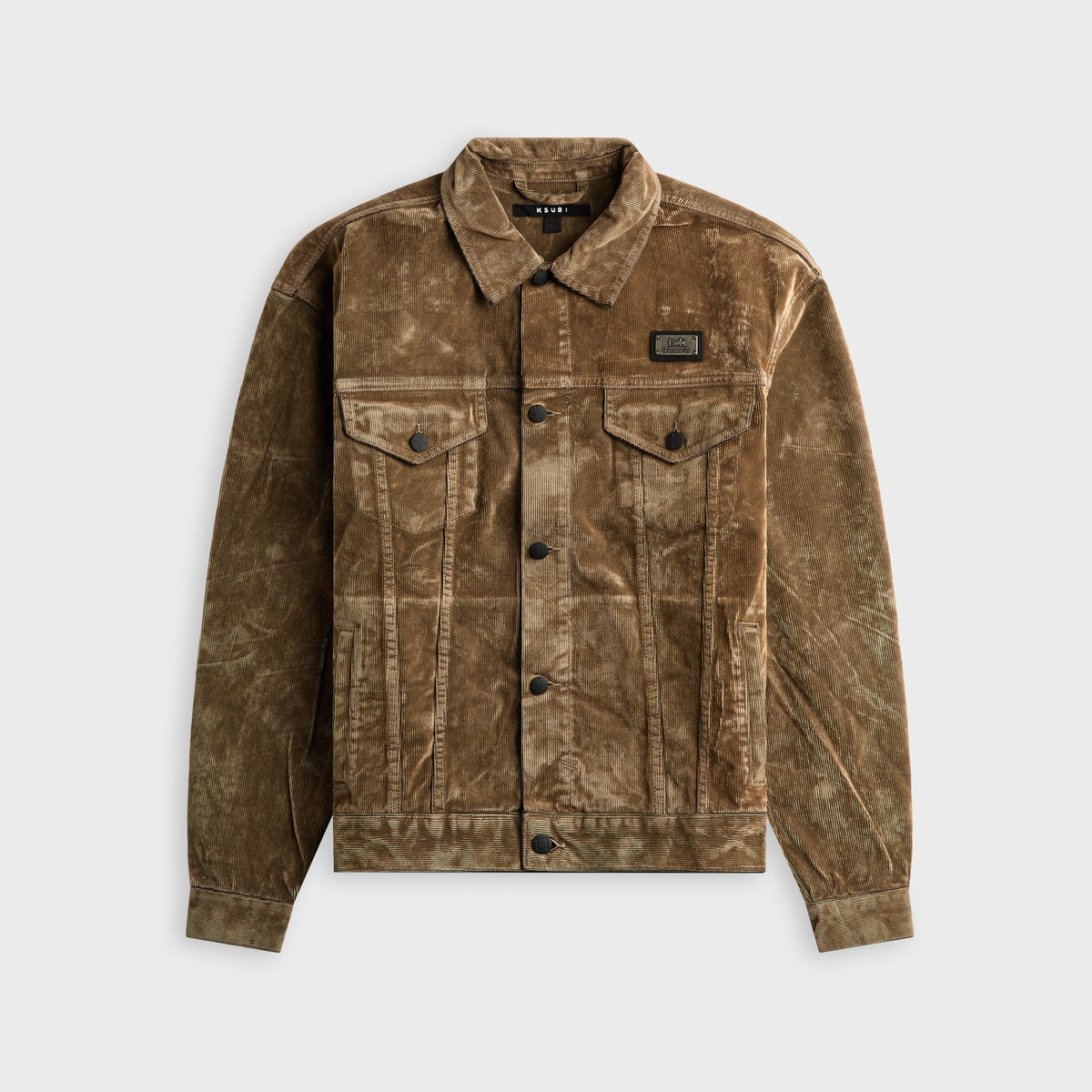 Ksubi Oh G Flocked Tobacco Jacket - Brown