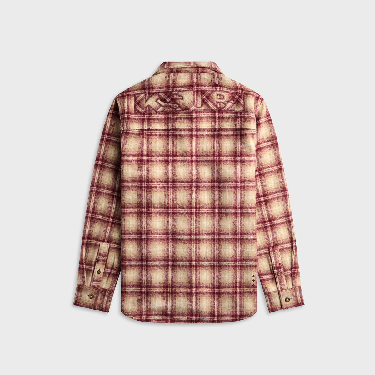 Ksubi Sott Rosebowl Long Sleeve Shirt - Burnt Berry