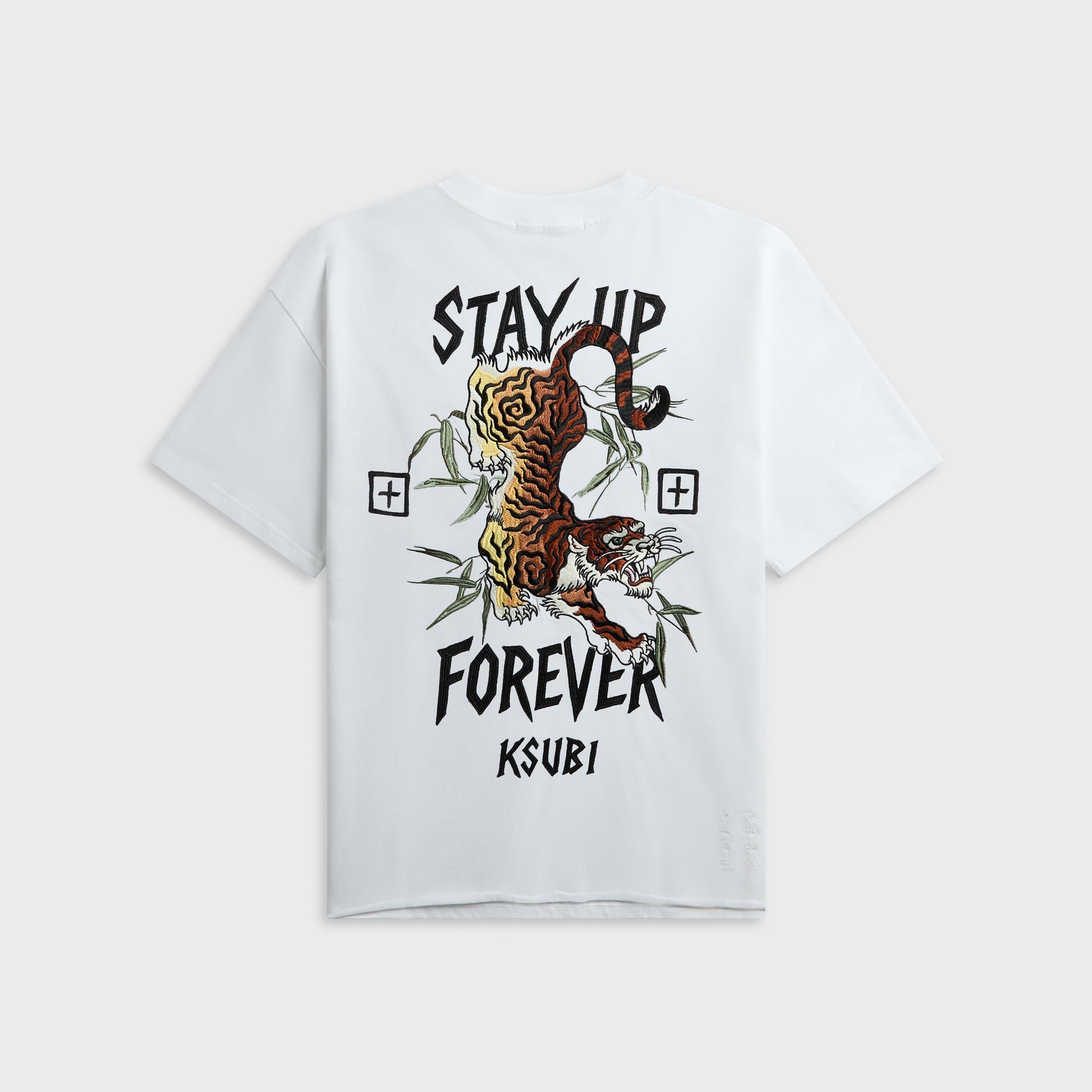Ksubi Stay Up Ekcess Short Sleeve Tee - Tru White