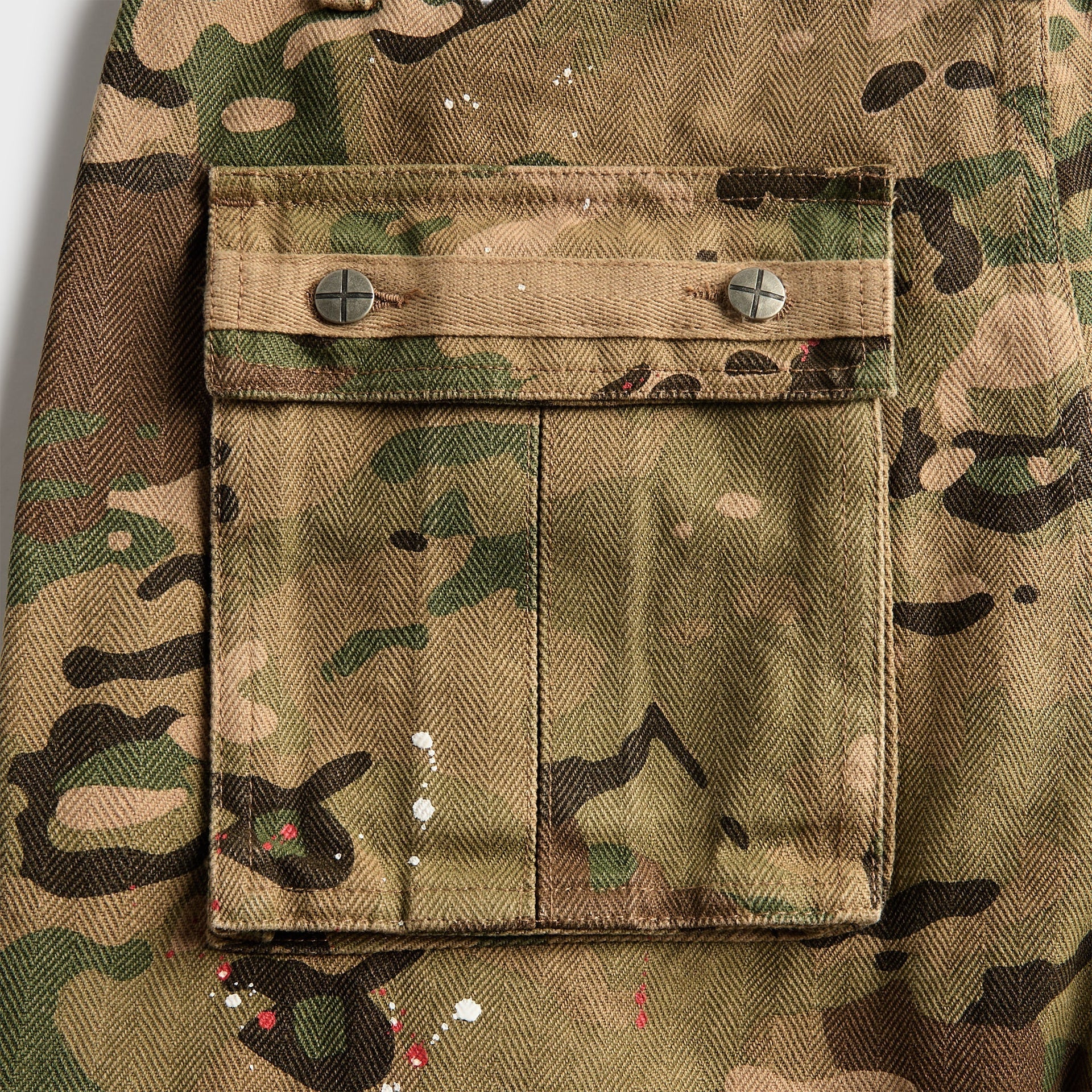 Ksubi Trooper Woodland Cargo Short - Green