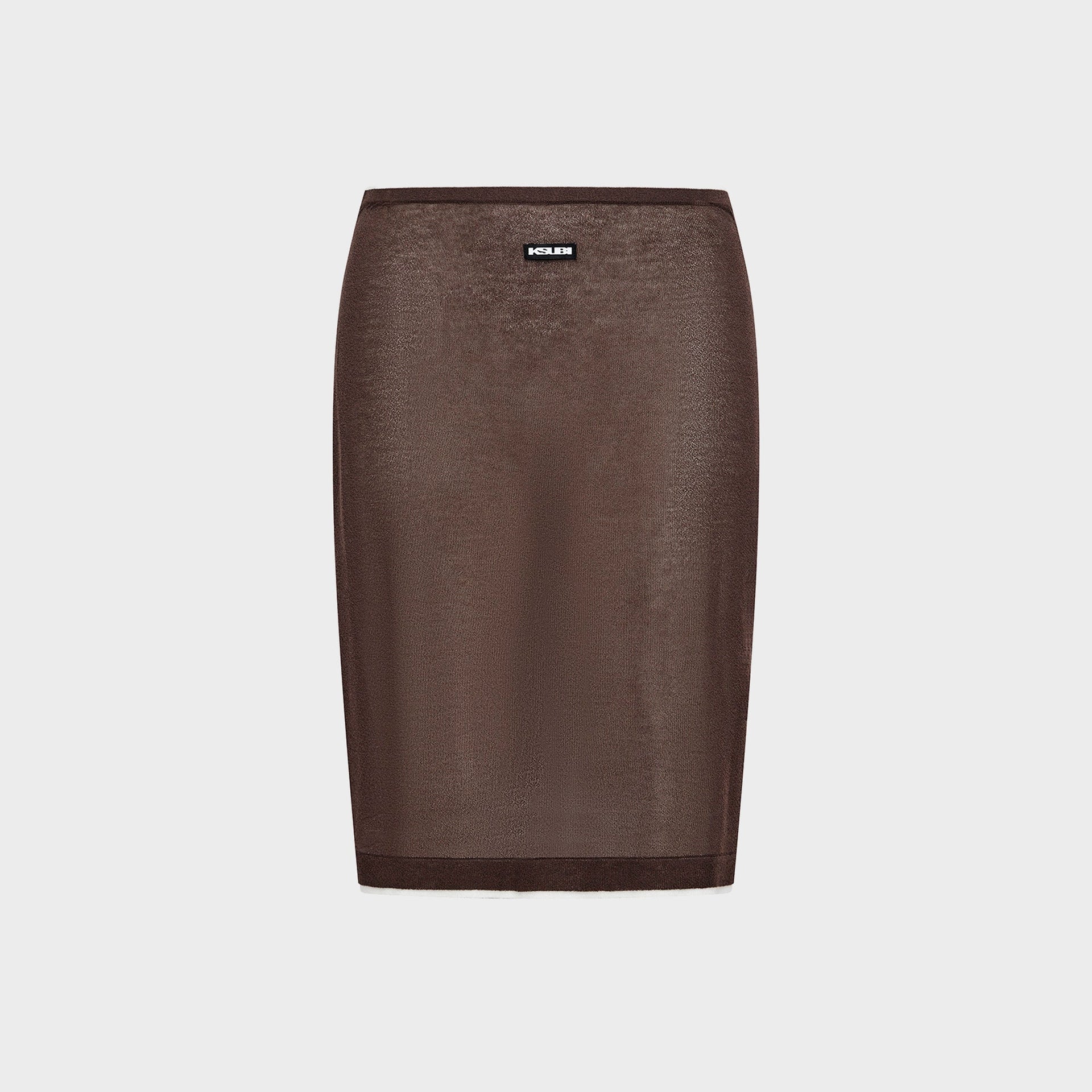 Ksubi Sott Layered Midi Skirt - Brown