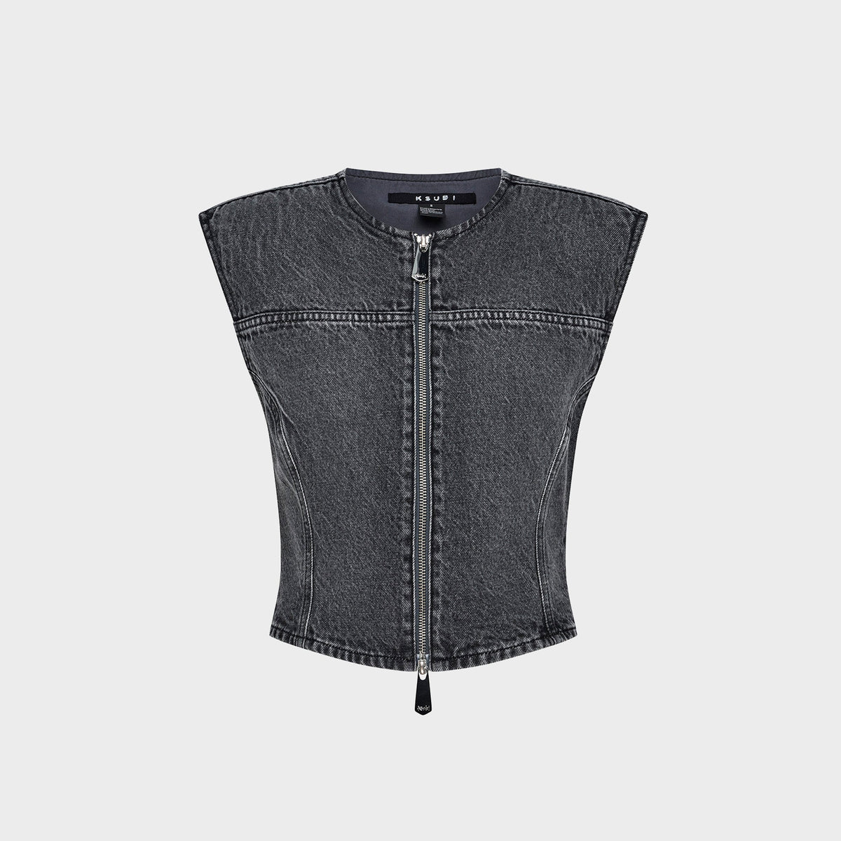 Ksubi Fate Top - Glitch Grey