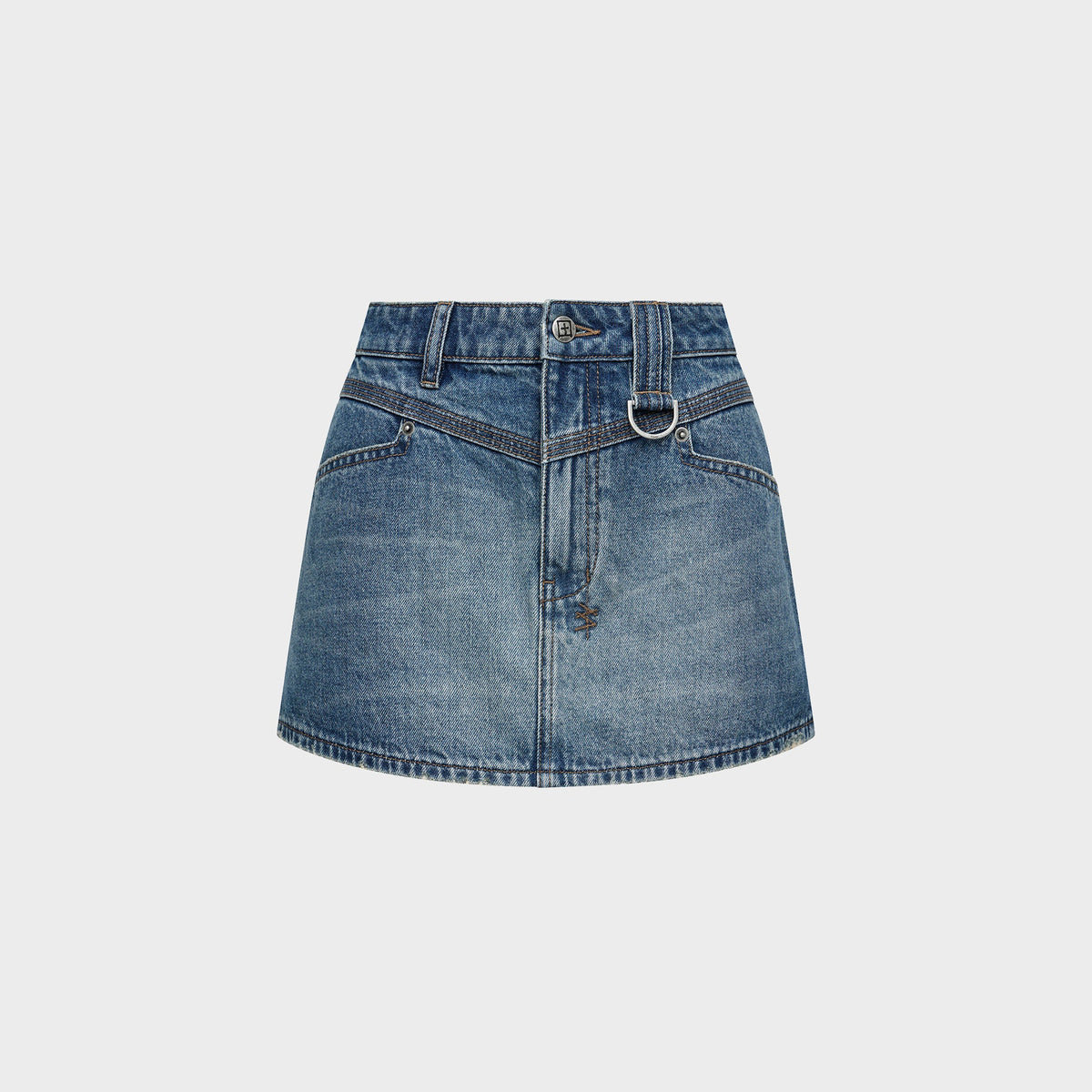 Ksubi Low Rider Mini Skirt - Highway